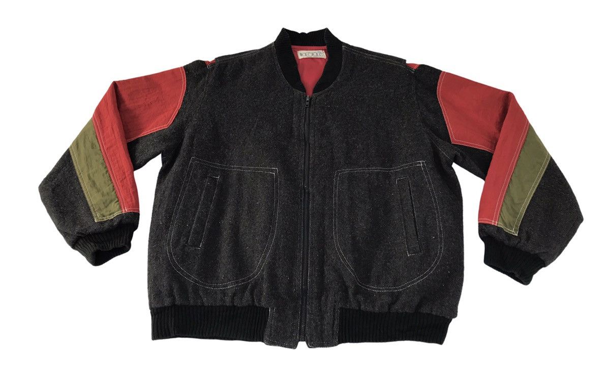 Japanese Brand × Vintage Vintage Varsity Jacket Wool Unisex Mac Eigle Zipper Style Size US XL / EU 56 / 4 - 1 Thumbnail