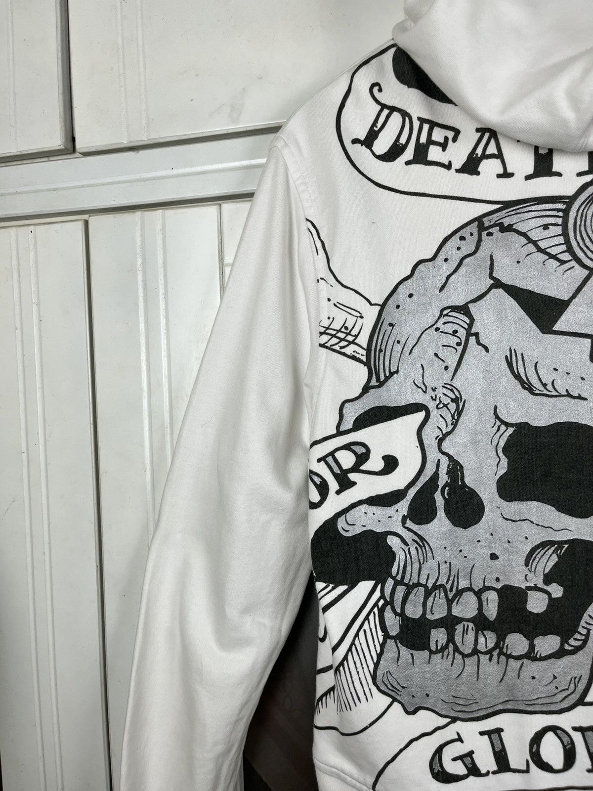 Ed Hardy × Vintage Vtg Ed Hardy Hoodie Zip Up Size US S / EU 44-46 / 1 - 6 Thumbnail