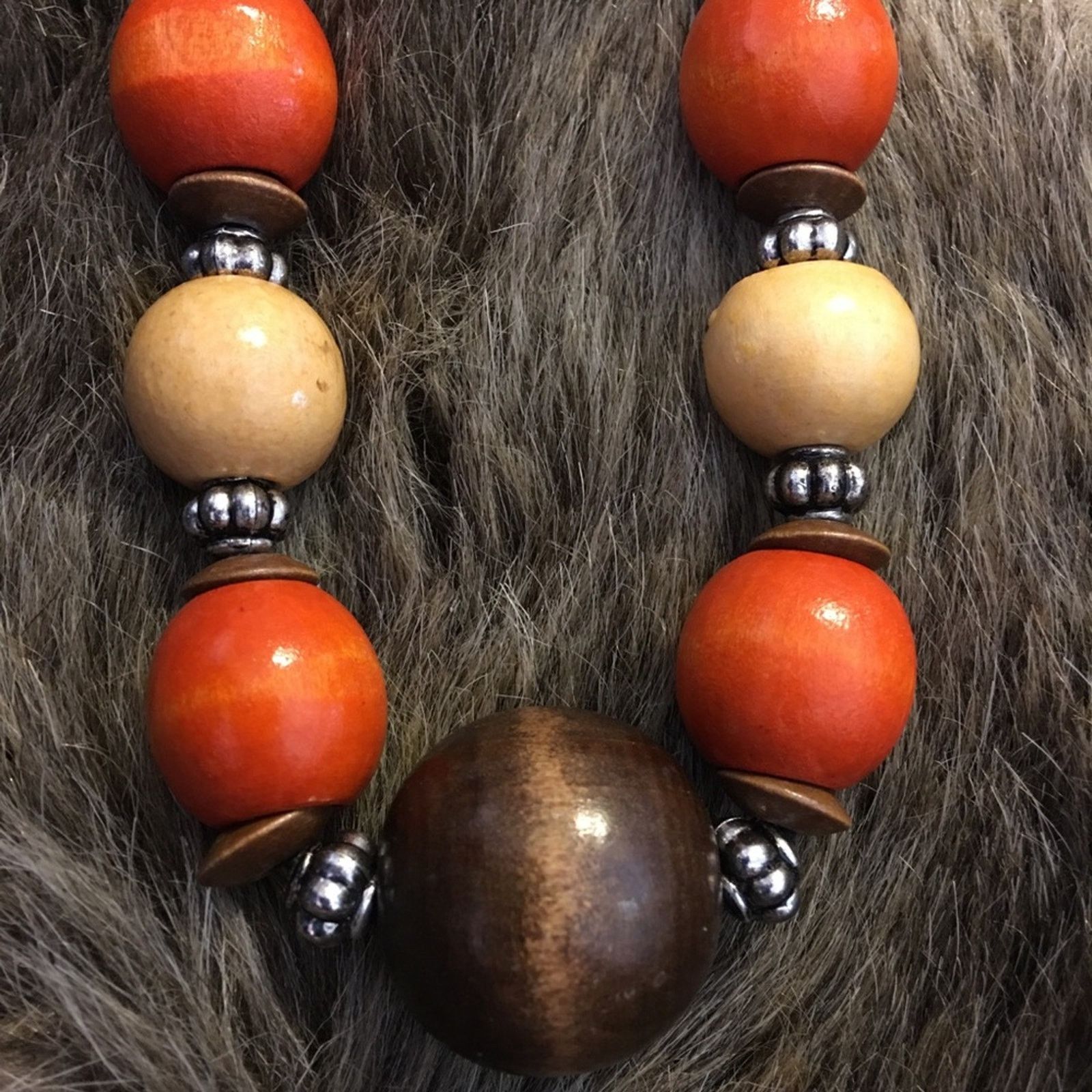 Vintage Vintage 70s-80s era wood bead long necklace Size ONE SIZE - 6 Thumbnail