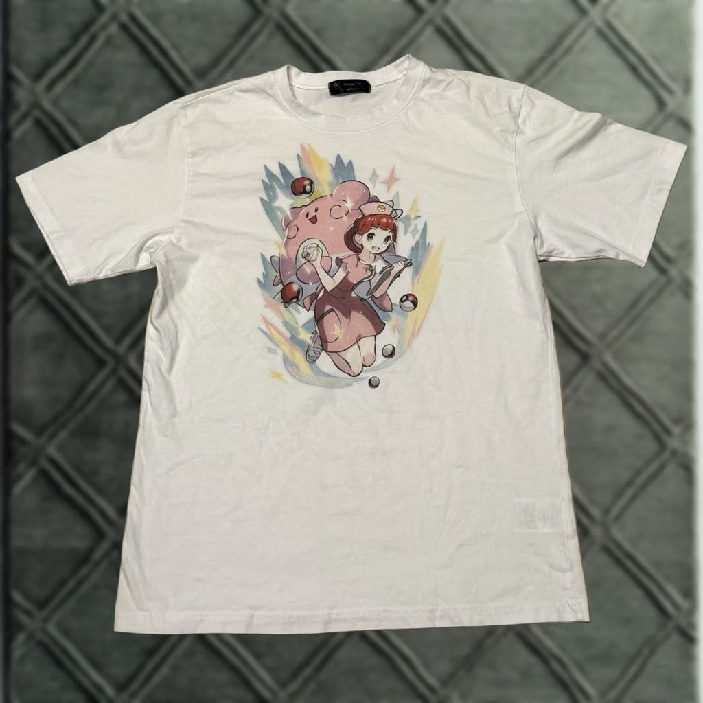 Vintage VINTAGE Pokemon Center Shirt Unisex Adults M White Cotton 2010-2019 Charizard Pikachu Umbreon Chansey Nurse Joy Limited Edition Out of Print Size US M / EU 48-50 / 2 - 1 Thumbnail