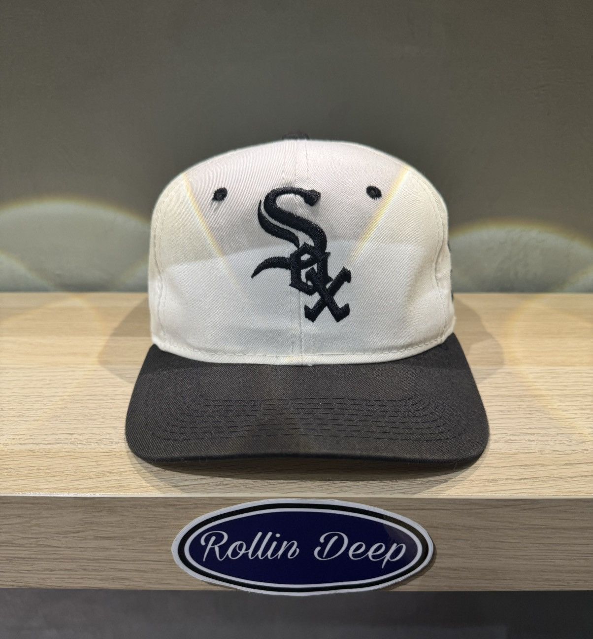 MLB × Vintage Vintage 90s MLB White Sox Chicago Blockhead Size ONE SIZE - 1 Thumbnail