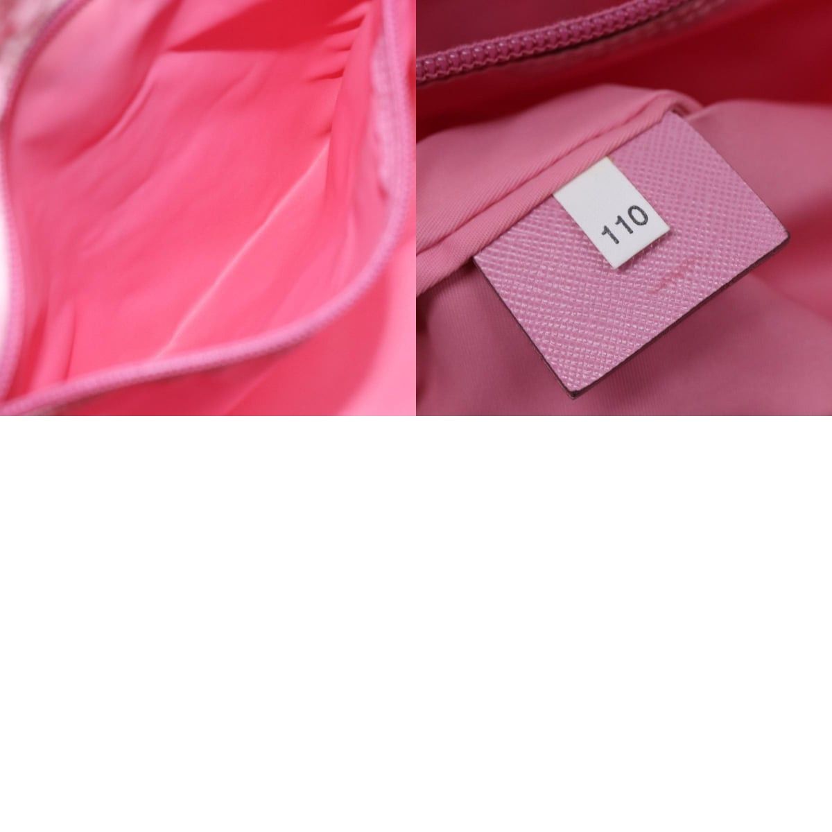 Prada PRADA Hand Bag Nylon Pink Size ONE SIZE - 12 Thumbnail