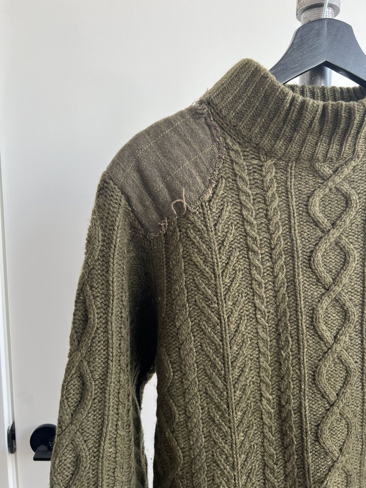 Junya Watanabe AW06 Taxi Driver Cable-Knit Commando Sweater Size US S / EU 44-46 / 1 - 2 Thumbnail