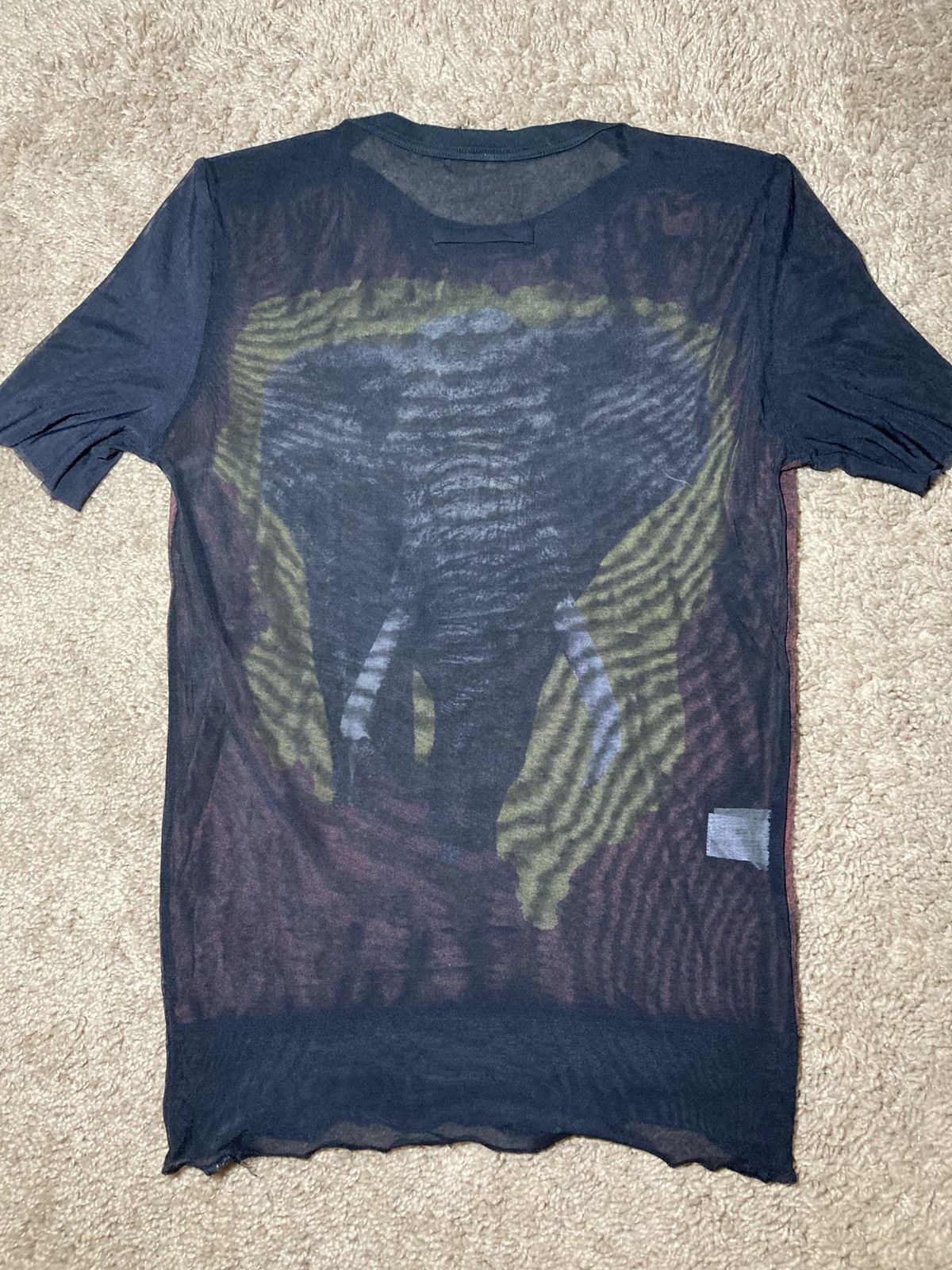 Jean Paul Gaultier SS96 Jean Paul Gaultier Elephant Sheer Top Animal1996 90s Size US M / EU 48-50 / 2 - 8 Thumbnail