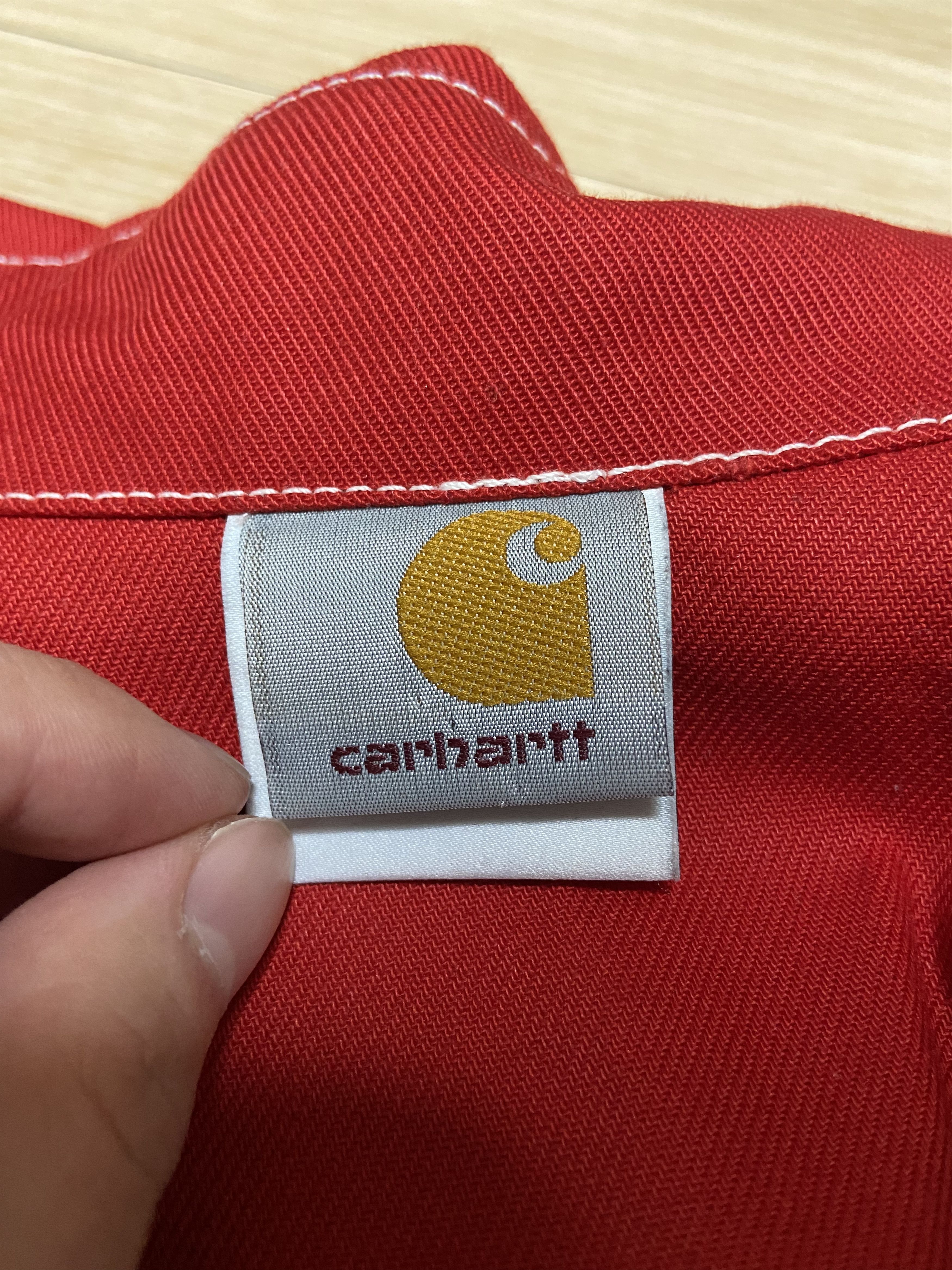 Carhartt × Vetements XS Vetements Carhartt oversized work jacket red Size US XS / EU 42 / 0 - 9 Thumbnail