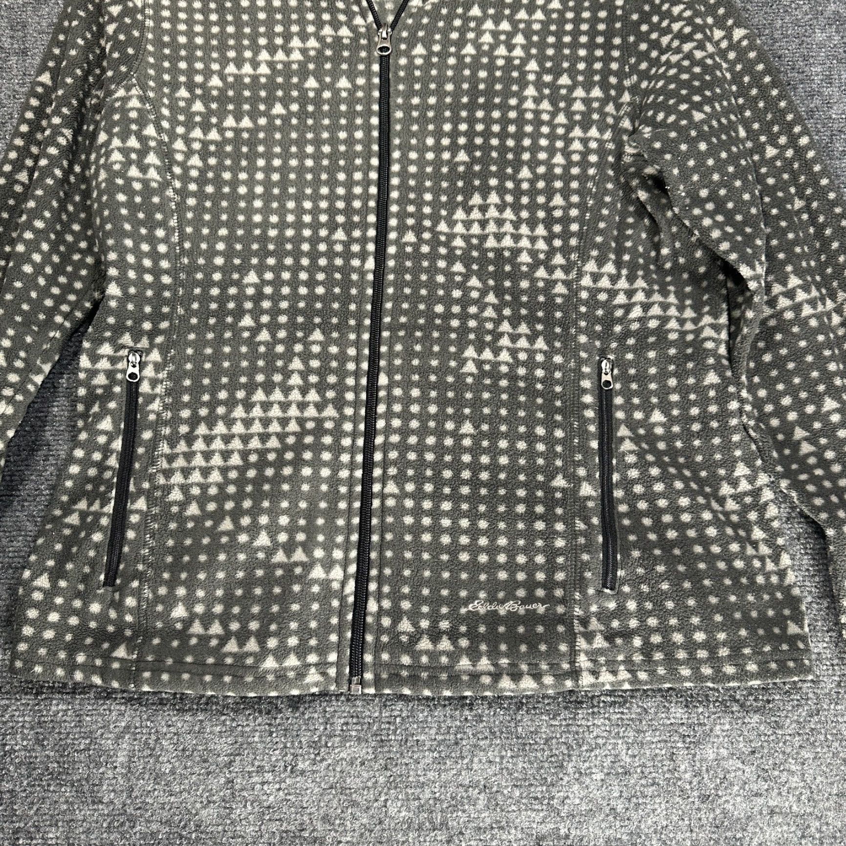 Eddie Bauer Eddie Bauer Jacket Womens M Gray Fleece Full Zip Pockets Regular Fit Size M / US 6-8 / IT 42-44 - 2 Thumbnail