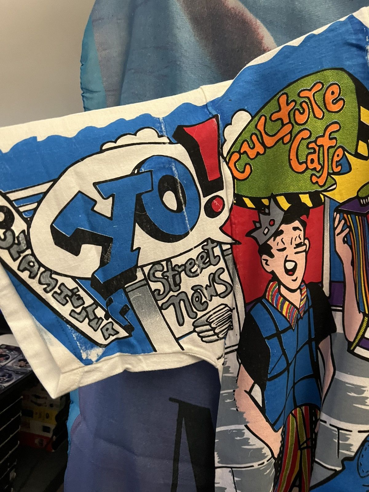 Vintage Vintage 1993-1994 Archive Comic All Over Print Deadstock Size US L / EU 52-54 / 3 - 2 Thumbnail