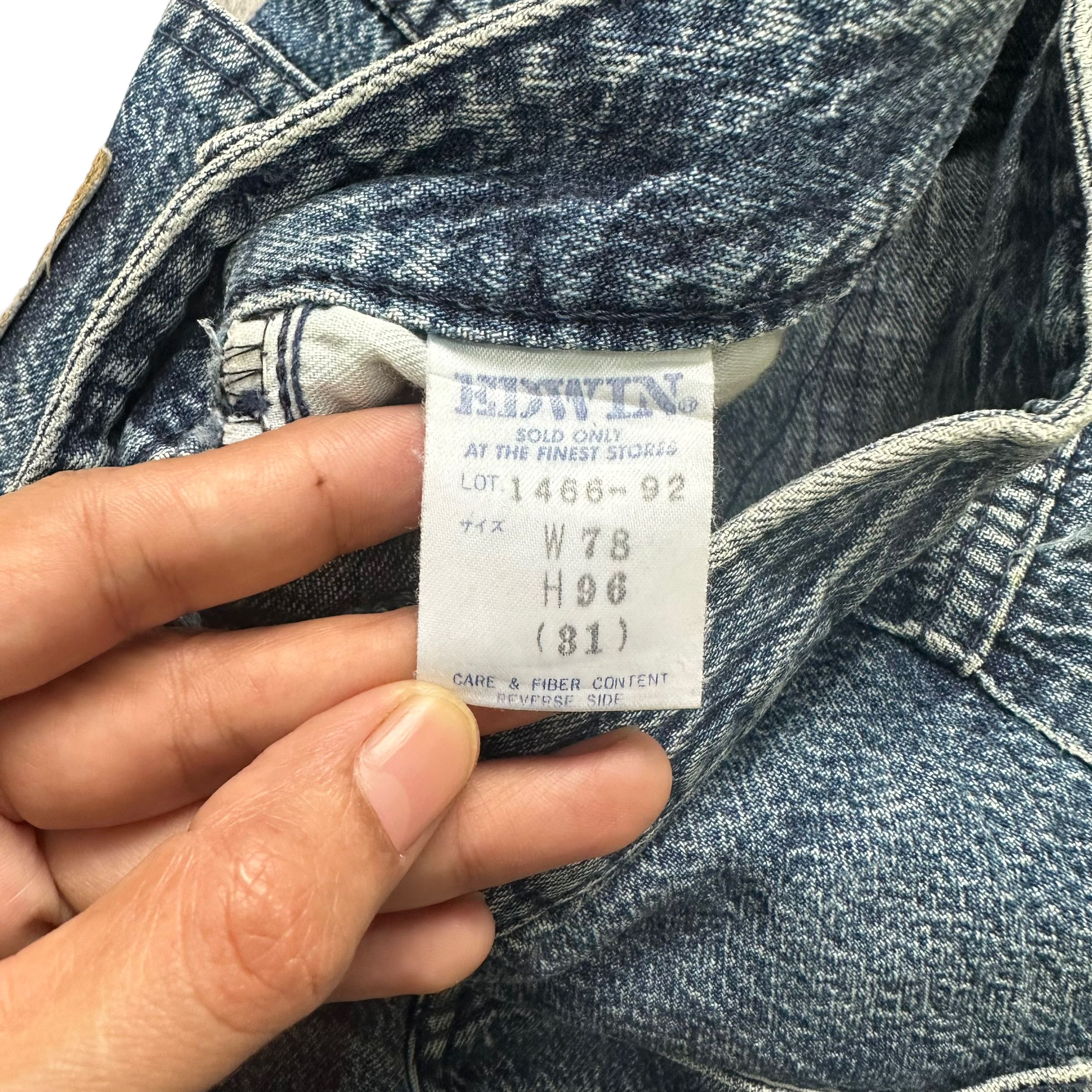 Edwin EDWIN NICE DESIGN WASHED DENIM PANTS #7800-177 Size US 28 / EU 44 - 10 Thumbnail