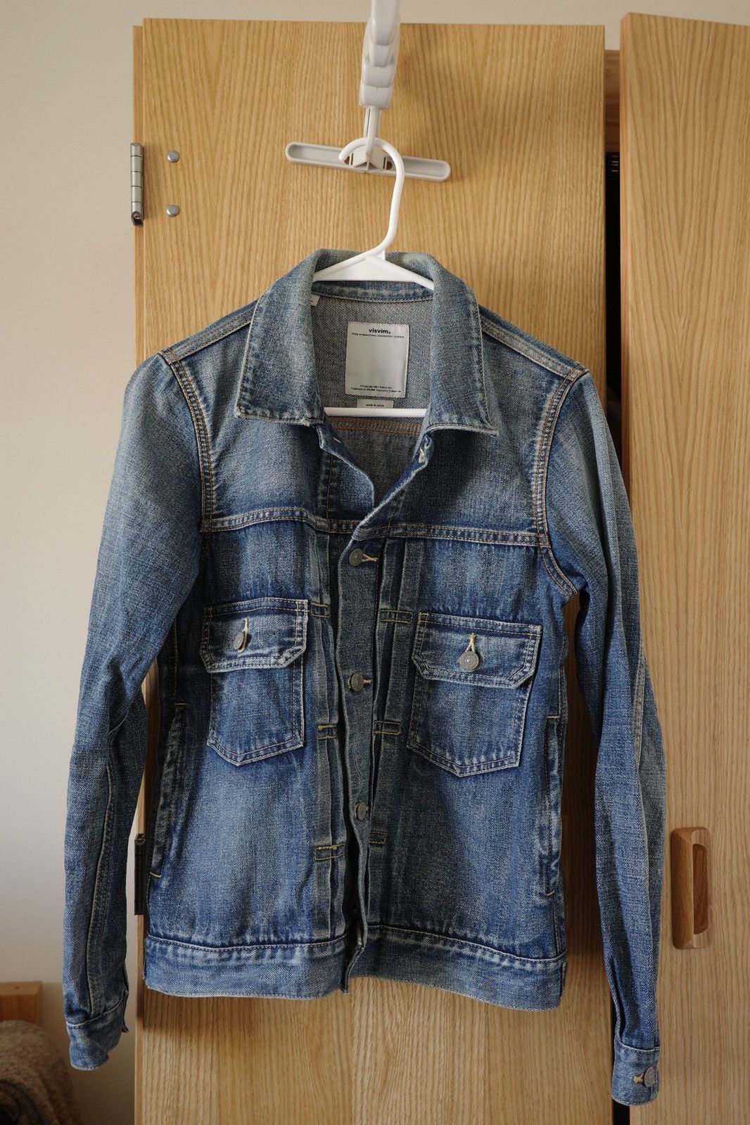 Image of Visvim 101 Denim Jacket, Men's (Size Small)