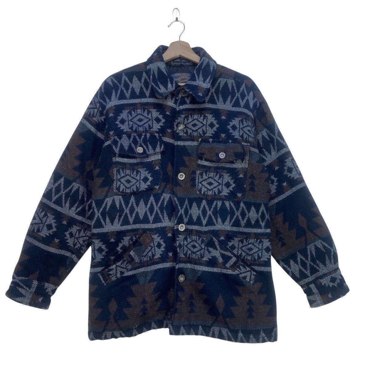 Japanese Brand Vintage Japanese Brand Jungle Storm Native Fleece Jacket Size US S / EU 44-46 / 1 - 1 Thumbnail