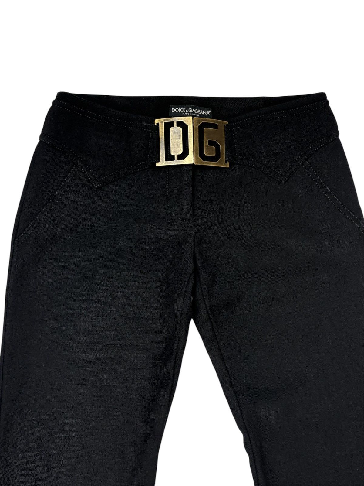 Dolce & Gabbana DOLCE GABBANA WOMEN FLARED PATTS WIDE LED TROUSERS IT 38 XS Size 26" / US 2 / IT 38 - 9 Thumbnail
