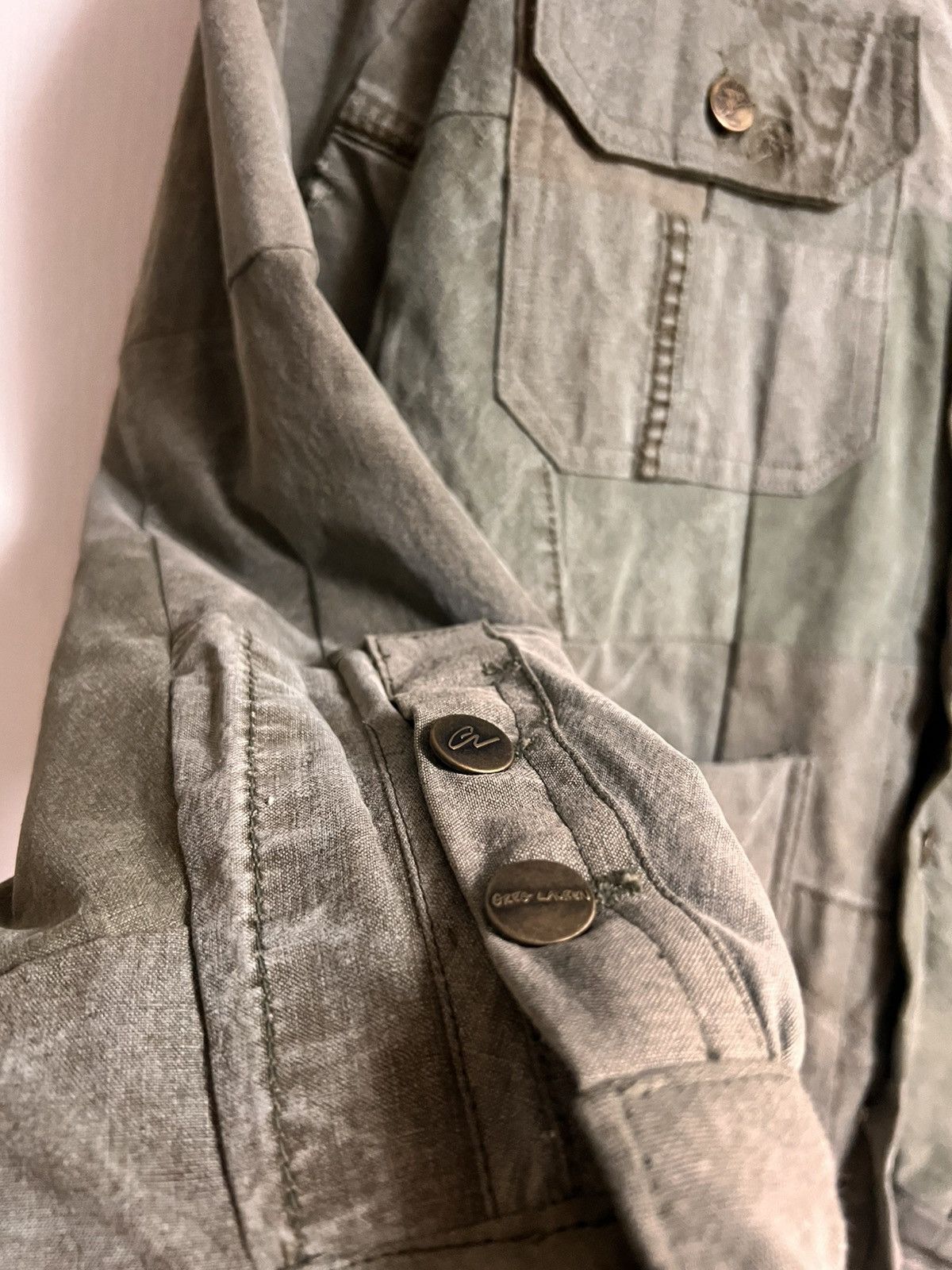 Greg Lauren GREG LAUREN ARMY SHERPA JACKET KHAKI SIZE 2 Size US M / EU 48-50 / 2 - 6 Thumbnail
