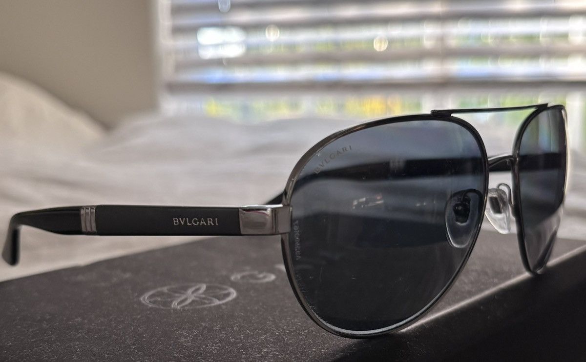 Bvlgari BVLGARI Sunglasses made in Italy. Polarized Sunglasses Size ONE SIZE - 2 Thumbnail