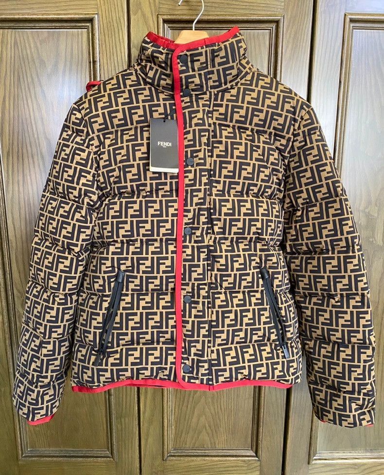 Fendi Fendi Men's FF Logo Puffer Jacket Size 50 Size US L / EU 52-54 / 3 - 2 Thumbnail