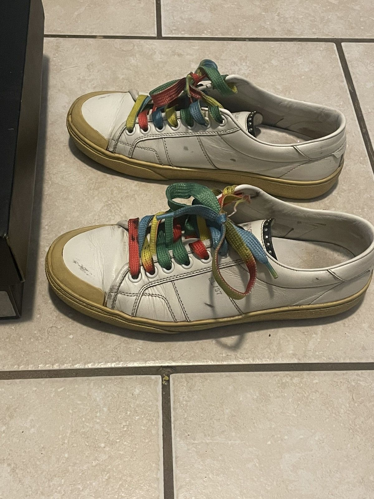 Saint Laurent Paris Saint laurent paris ss16 surf sound low sl/37 runway sneaker Size US 6.5 / EU 39-40 - 3 Thumbnail