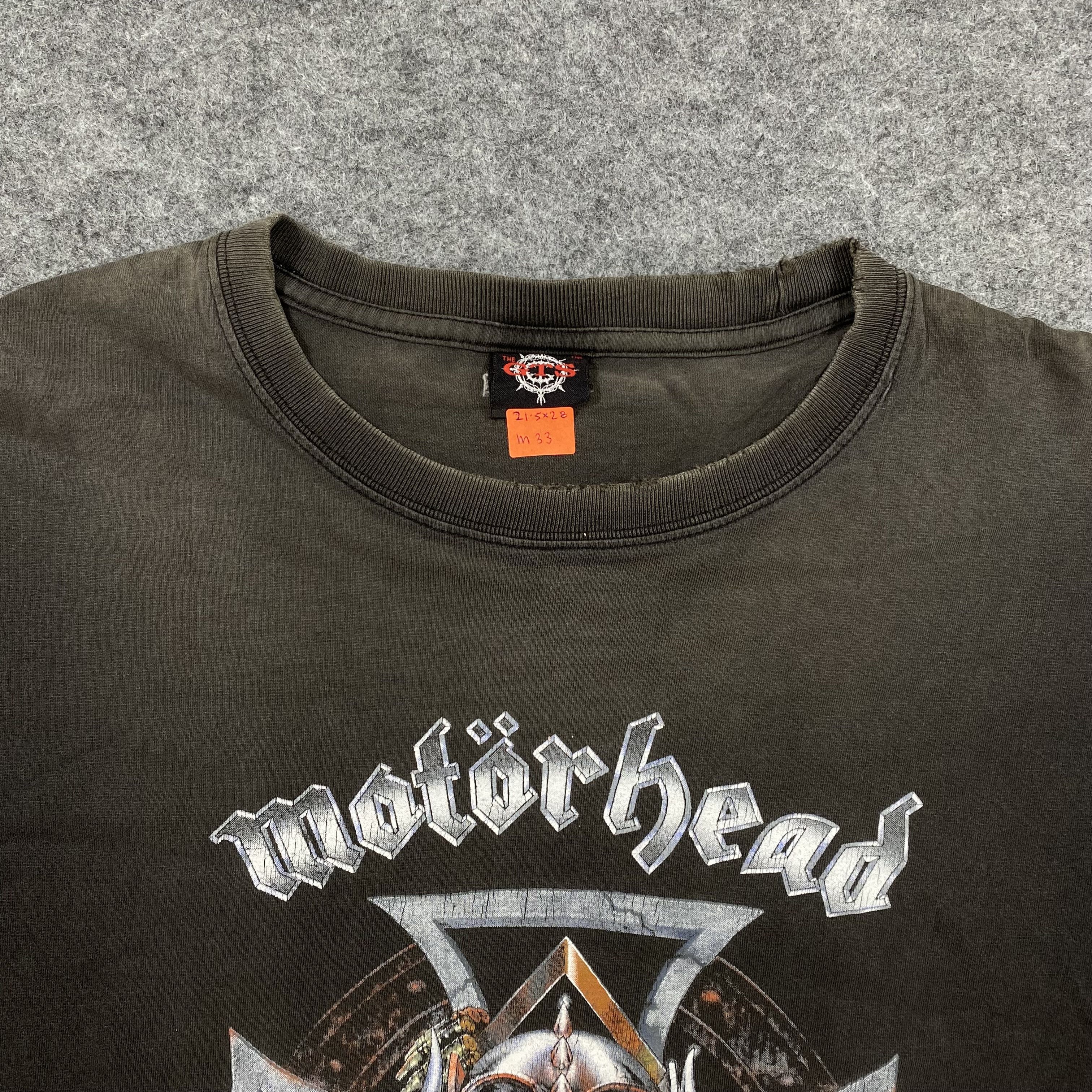 Band Tees Vintage 90s Motorhead Distressed tshirt-M033 Size US L / EU 52-54 / 3 - 4 Thumbnail