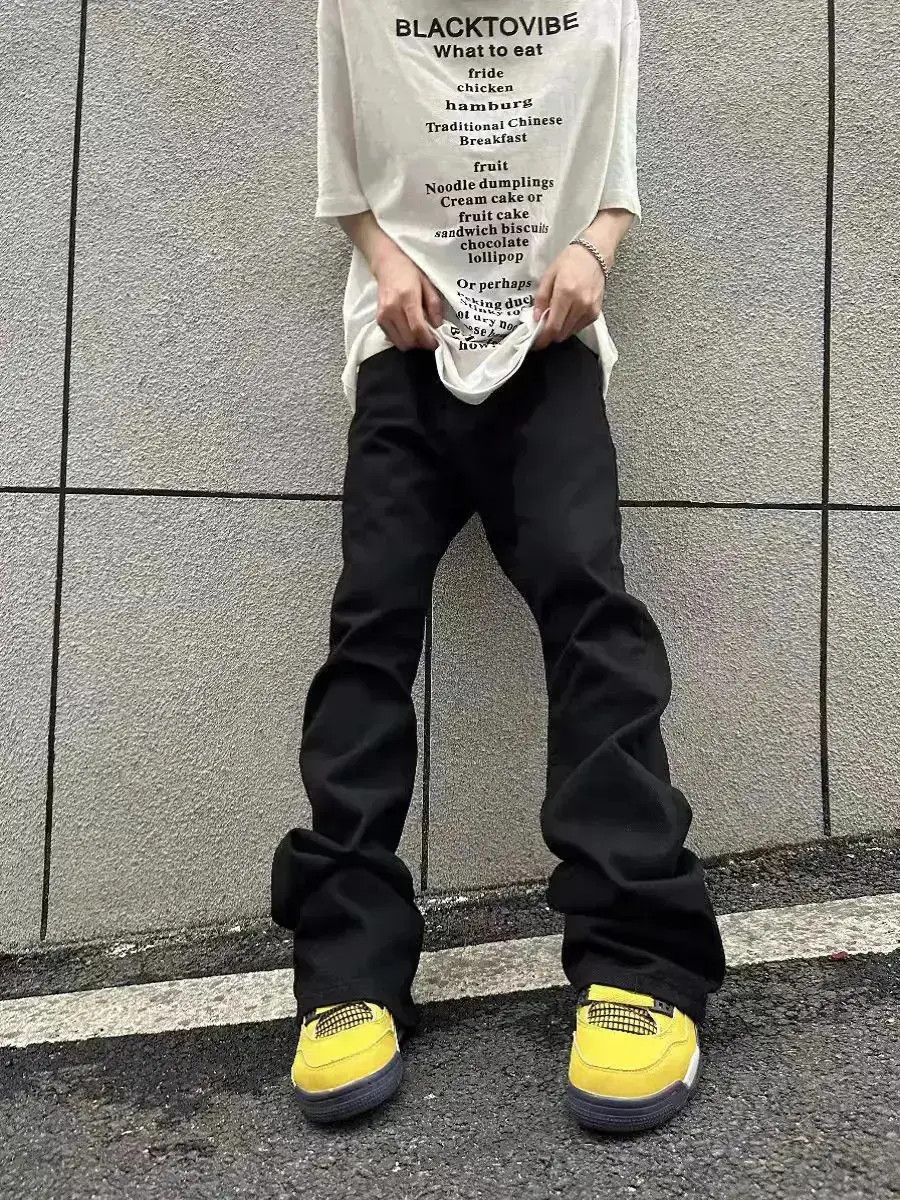 Japanese Brand Vintage Y2K Black Machete Micro Flare Jeans Size US 32 / EU 48 - 6 Thumbnail