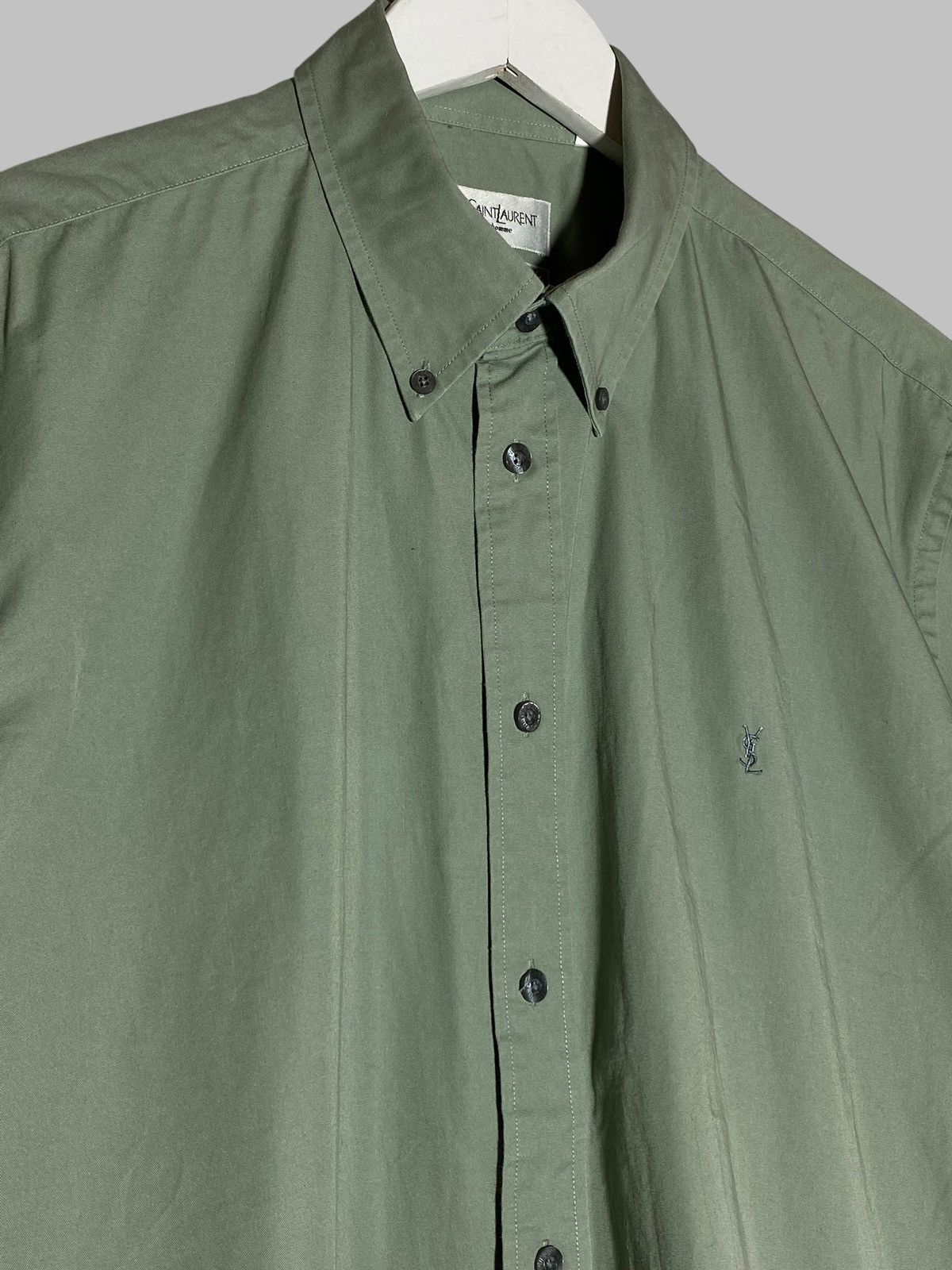 Yves Saint Laurent Yves Saint Laurent YSL shirt men cotton Size US L / EU 52-54 / 3 - 2 Thumbnail