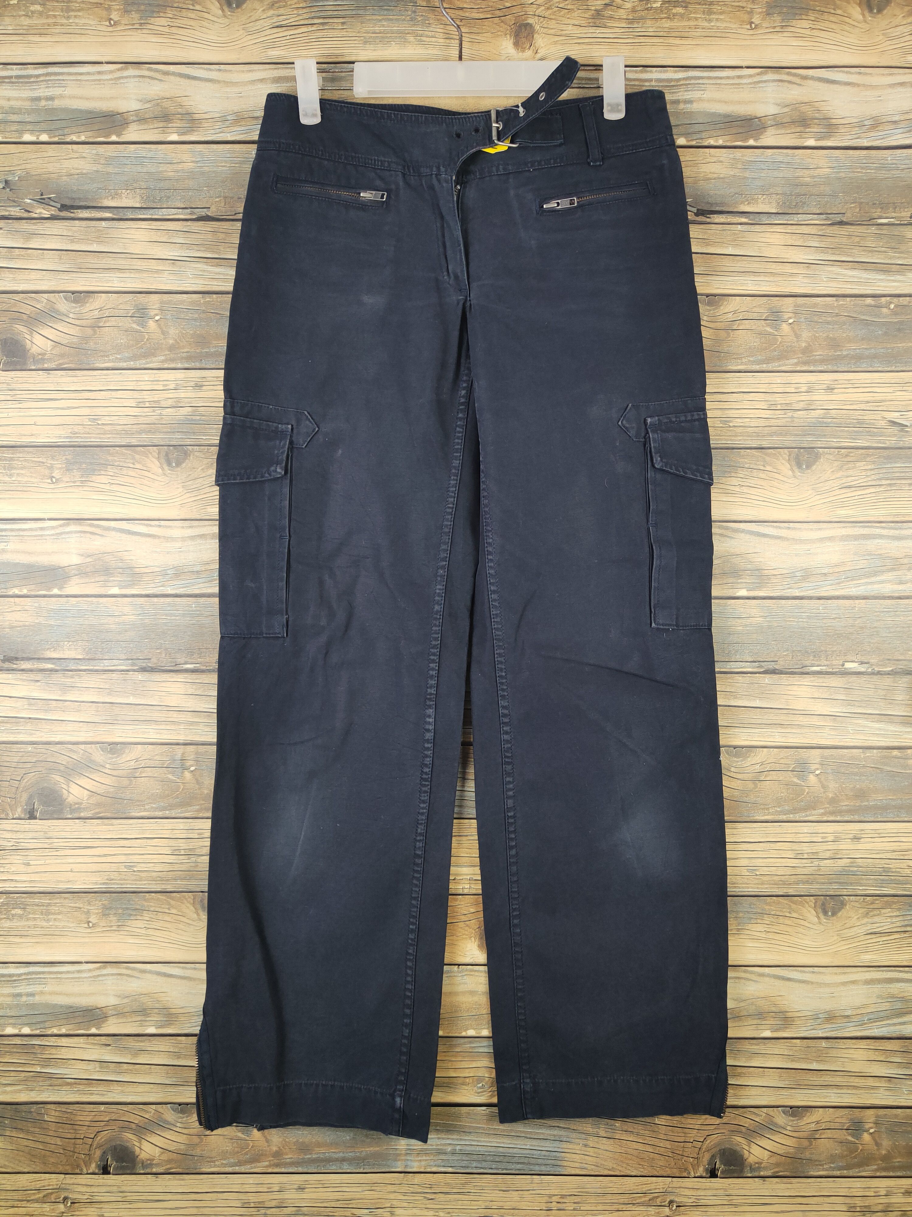 Japanese Brand DL Black Witch Navy Multipocket Tactical Cargo #1475 Size 27" / US 4 / IT 40 - 1 Thumbnail
