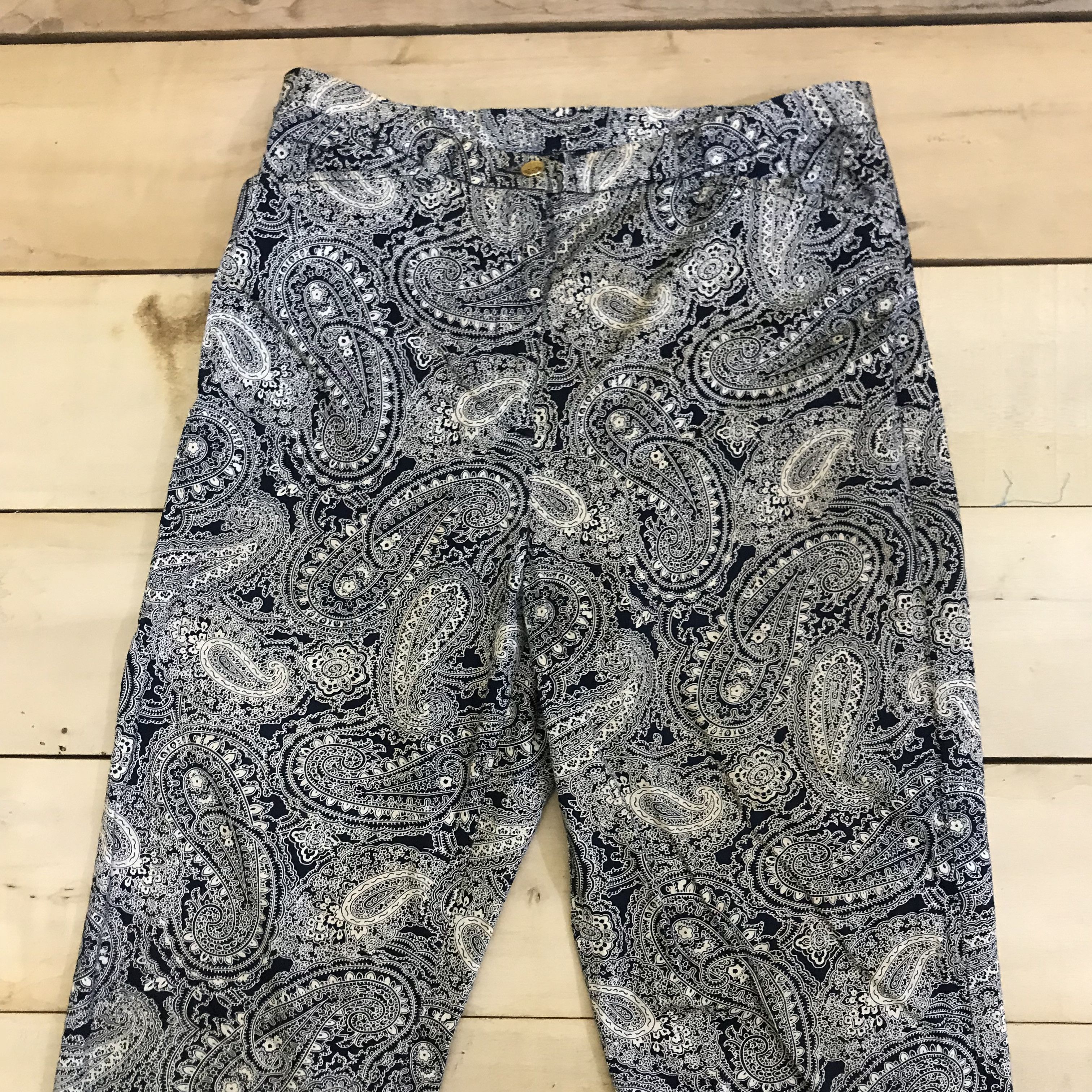 Polo Ralph Lauren × Ralph Lauren × Vintage X141 VTG POLO RALPH LAUREN PAISLEY FULLPRINT PANTS Size 32" / US 10 / IT 46 - 2 Thumbnail