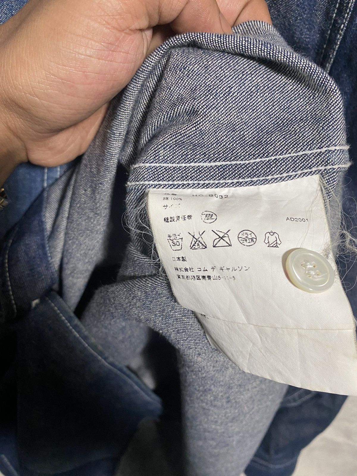 Comme des Garcons Homme 🔥Vintage Comme Des Garcons Homme 2001 Flannel Size US XL / EU 56 / 4 - 5 Thumbnail