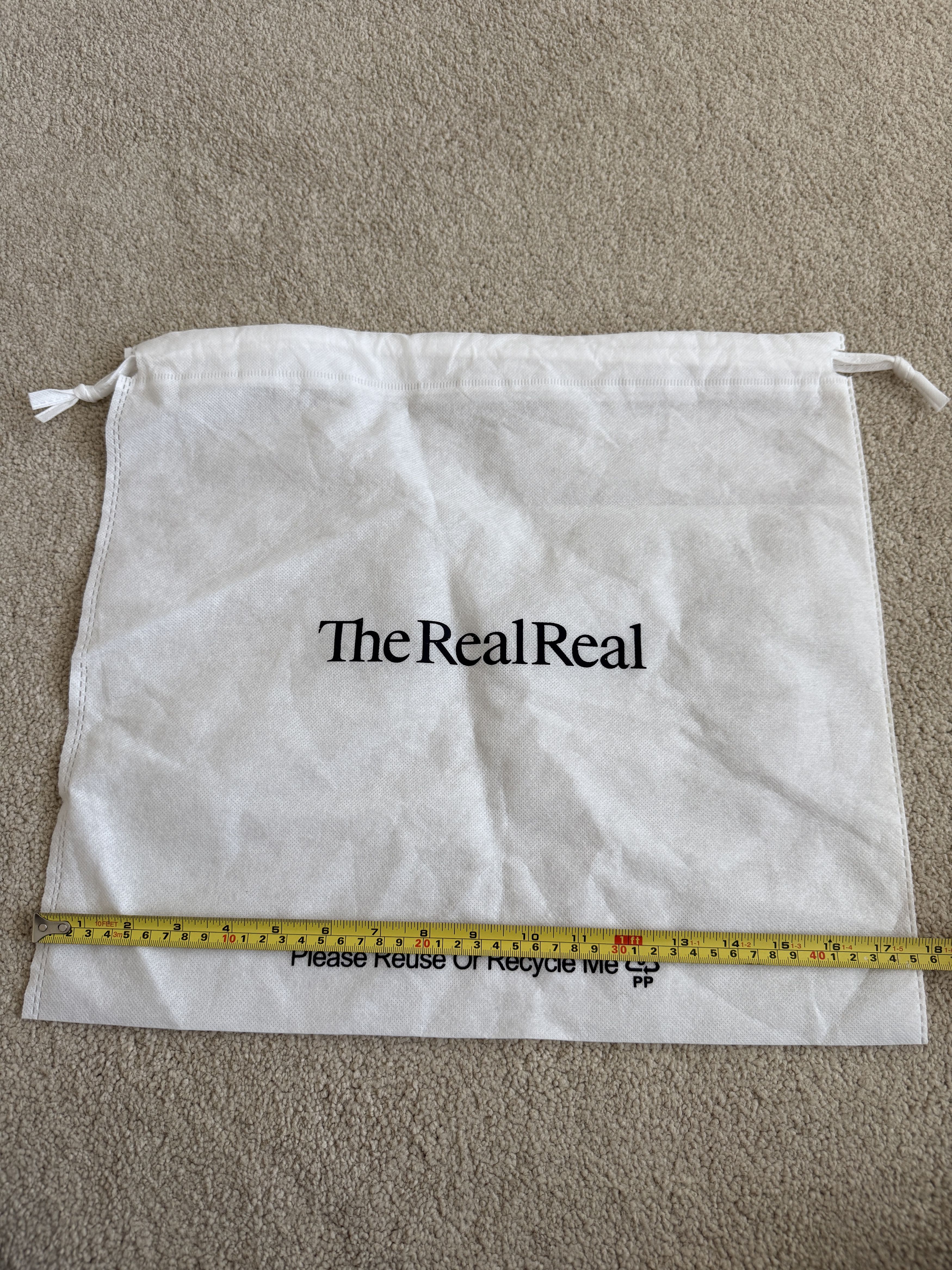 Other Authentic TheRealReal White Cloth Storage Dust Bag Size ONE SIZE - 4 Thumbnail