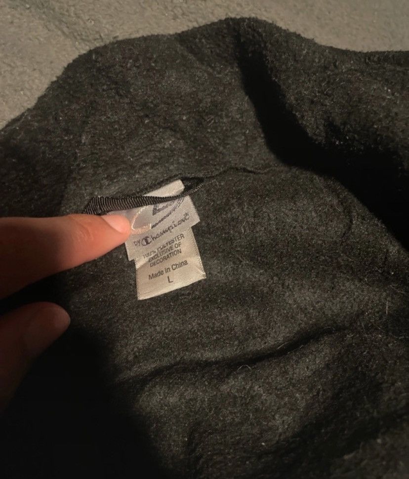 Champion × Vintage Black Vintage Champion Jacket Size US L / EU 52-54 / 3 - 3 Thumbnail