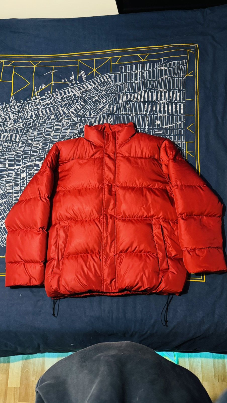 Carhartt Deming 80/20 Brick Red & Black Down Jacket