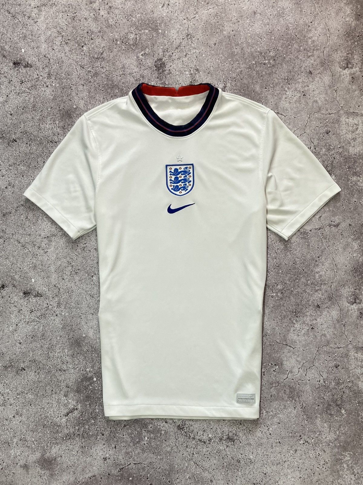 Nike × Vintage England 2020 Nike Football Jersey Home T-shirt Size US S / EU 44-46 / 1 - 1 Thumbnail