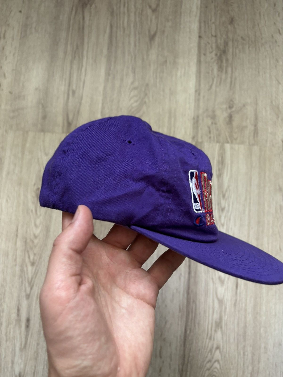 Champion vintage 1990s Toronto Raptors NBA Sports Vtg purlpe Size ONE SIZE - 3 Thumbnail