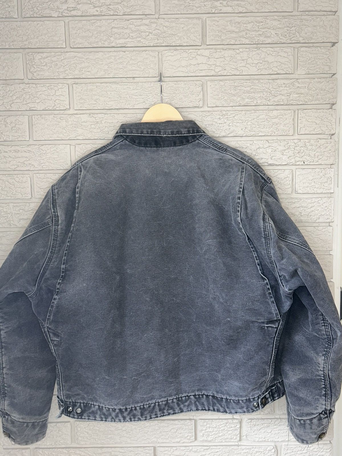 Carhartt × Vintage Vintage Carhartt Detroit Jacket J97 PTL Faded Black 90s Size US L / EU 52-54 / 3 - 5 Thumbnail