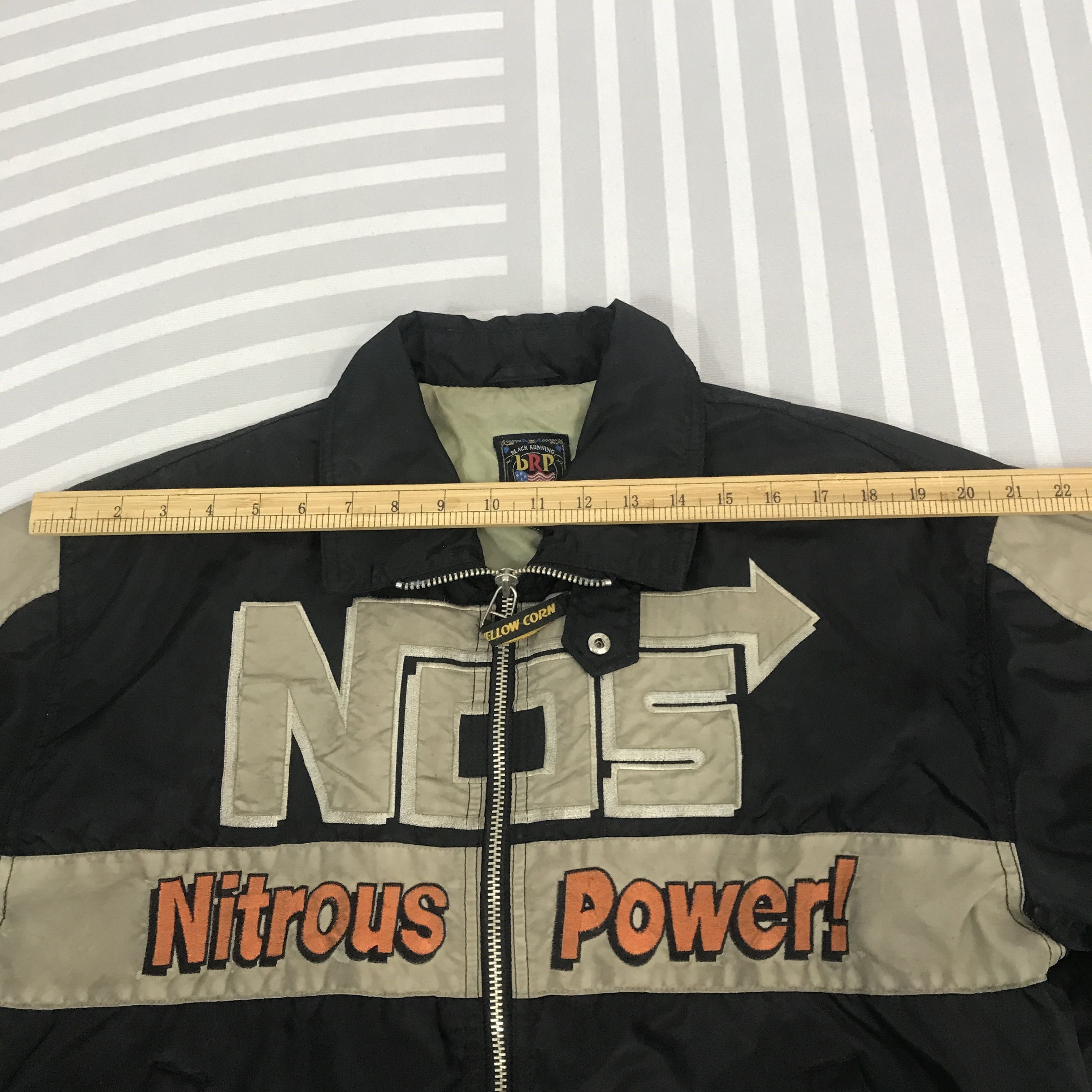 Vintage × YELLOW CORN Vintage Yellow Corn x Nitrous Power Bomber Jacket Size US M / EU 48-50 / 2 - 5 Thumbnail