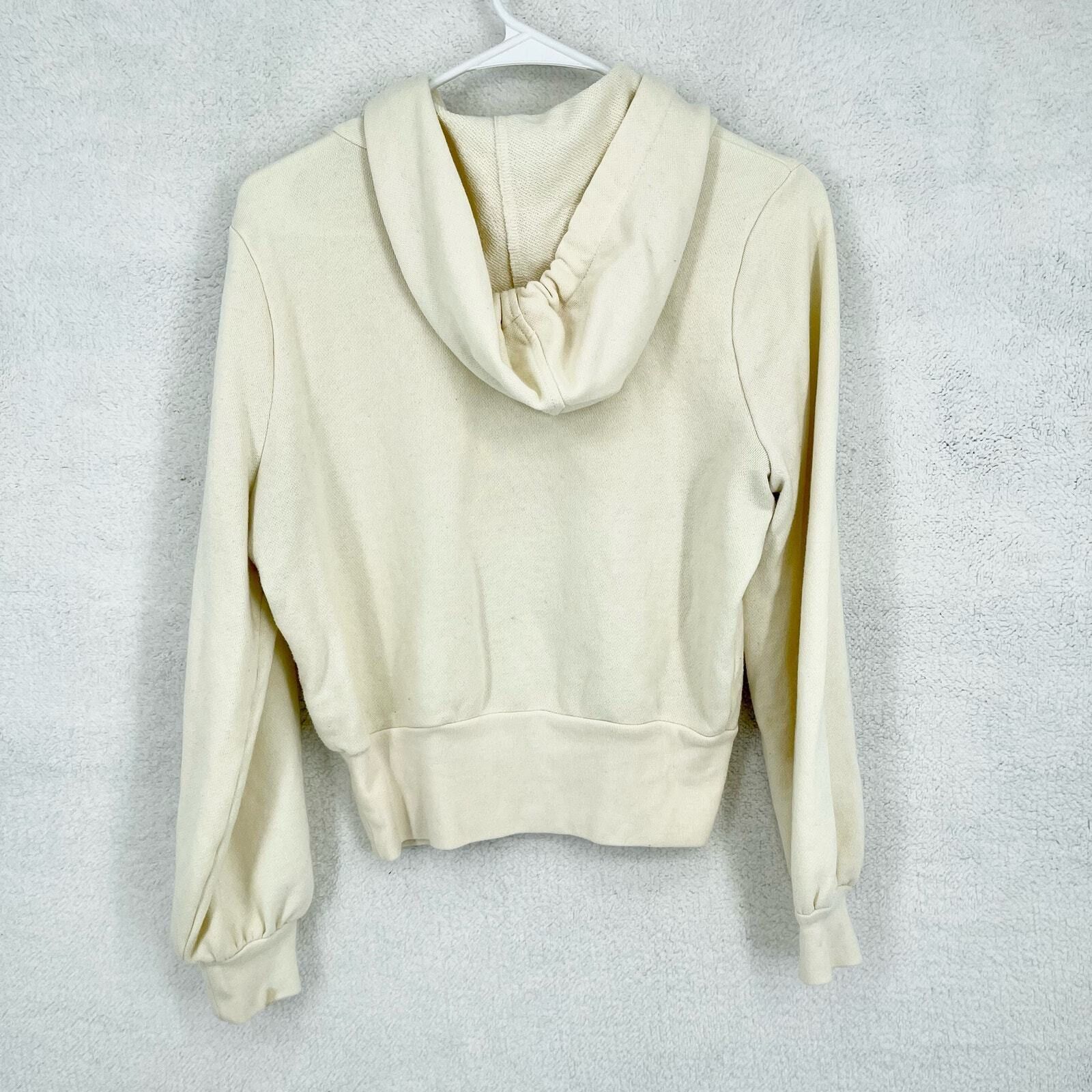 Madewell Madewell Size XS Bubble Sleeve Outdoor Cream Cropped Sweater Size XS / US 0-2 / IT 36-38 - 5 Thumbnail