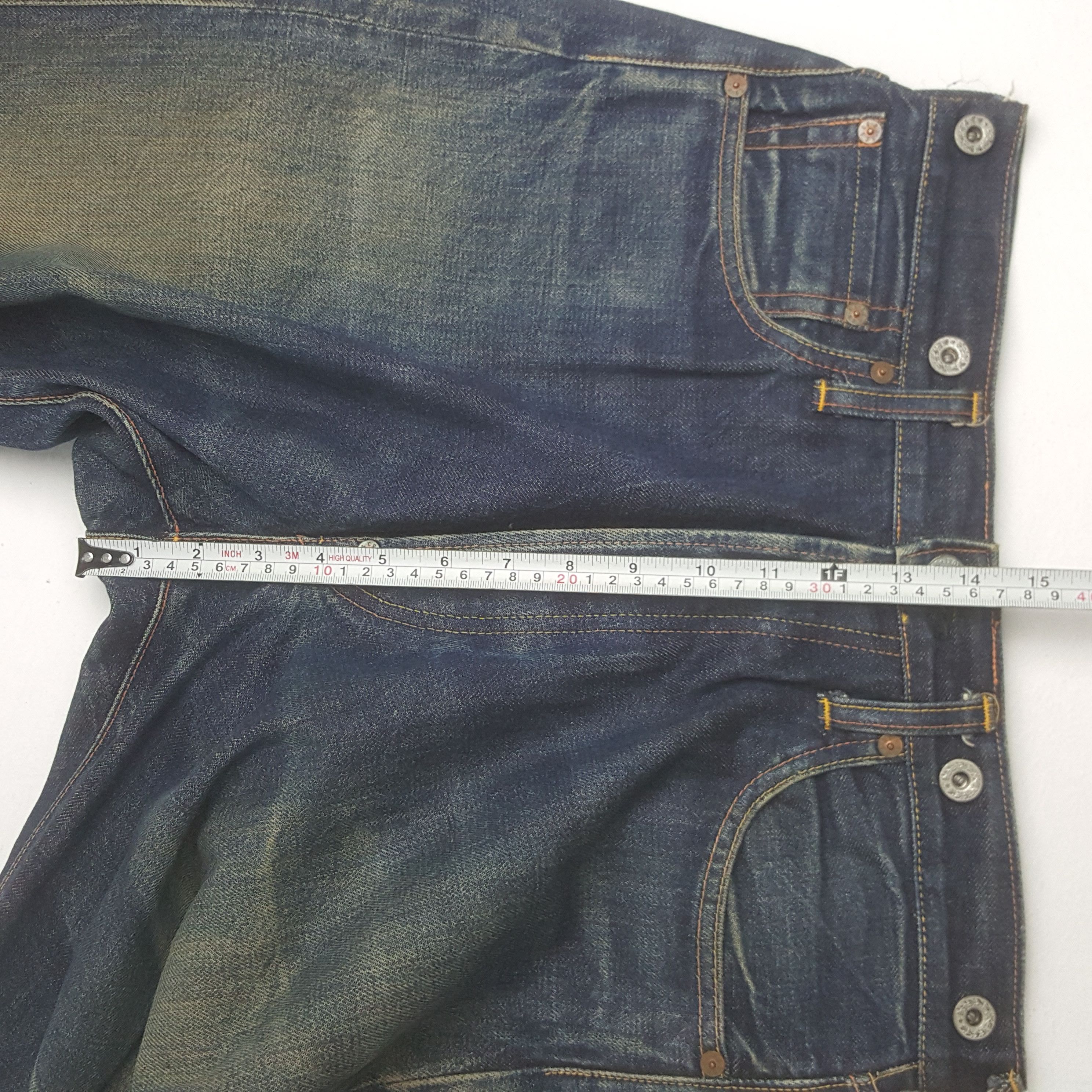 Japanese Brand Vintage Evis Japanese Brand Daicock Custom Art Denim Jeans Size US 31 - 10 Thumbnail
