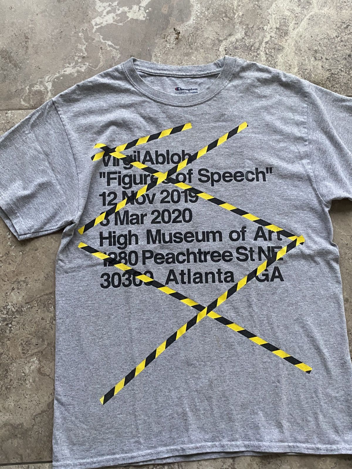 Champion × Off-White × Virgil Abloh Off White x Virgil MCA Figures of Speech x Champion Size US M / EU 48-50 / 2 - 5 Thumbnail