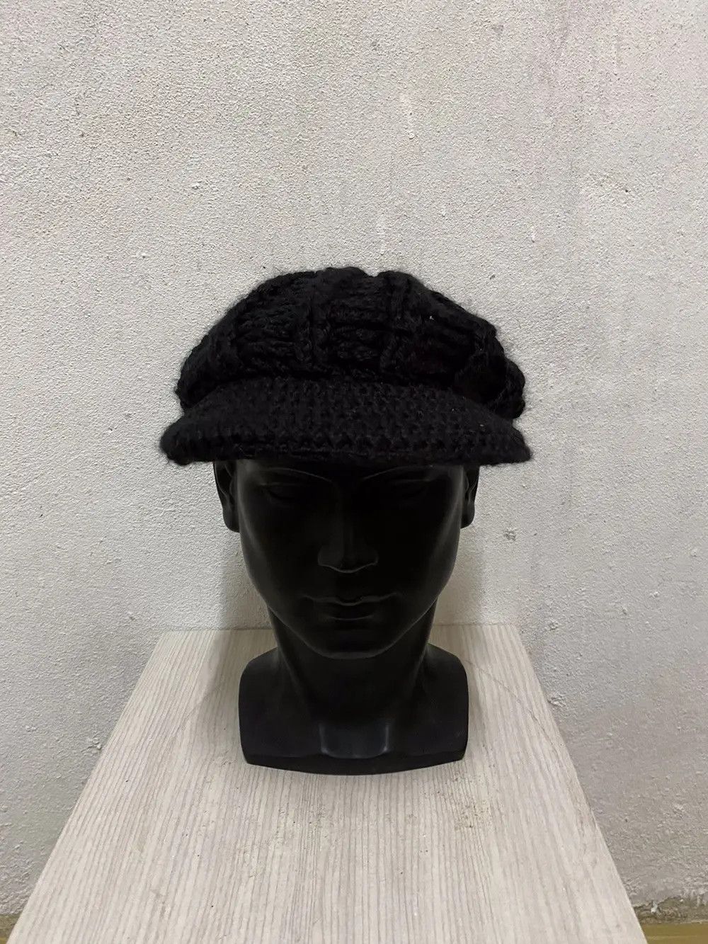 Japanese Brand × Kapital × Vintage Rare Crochet Visor Beanie Hat Size ONE SIZE - 3 Thumbnail