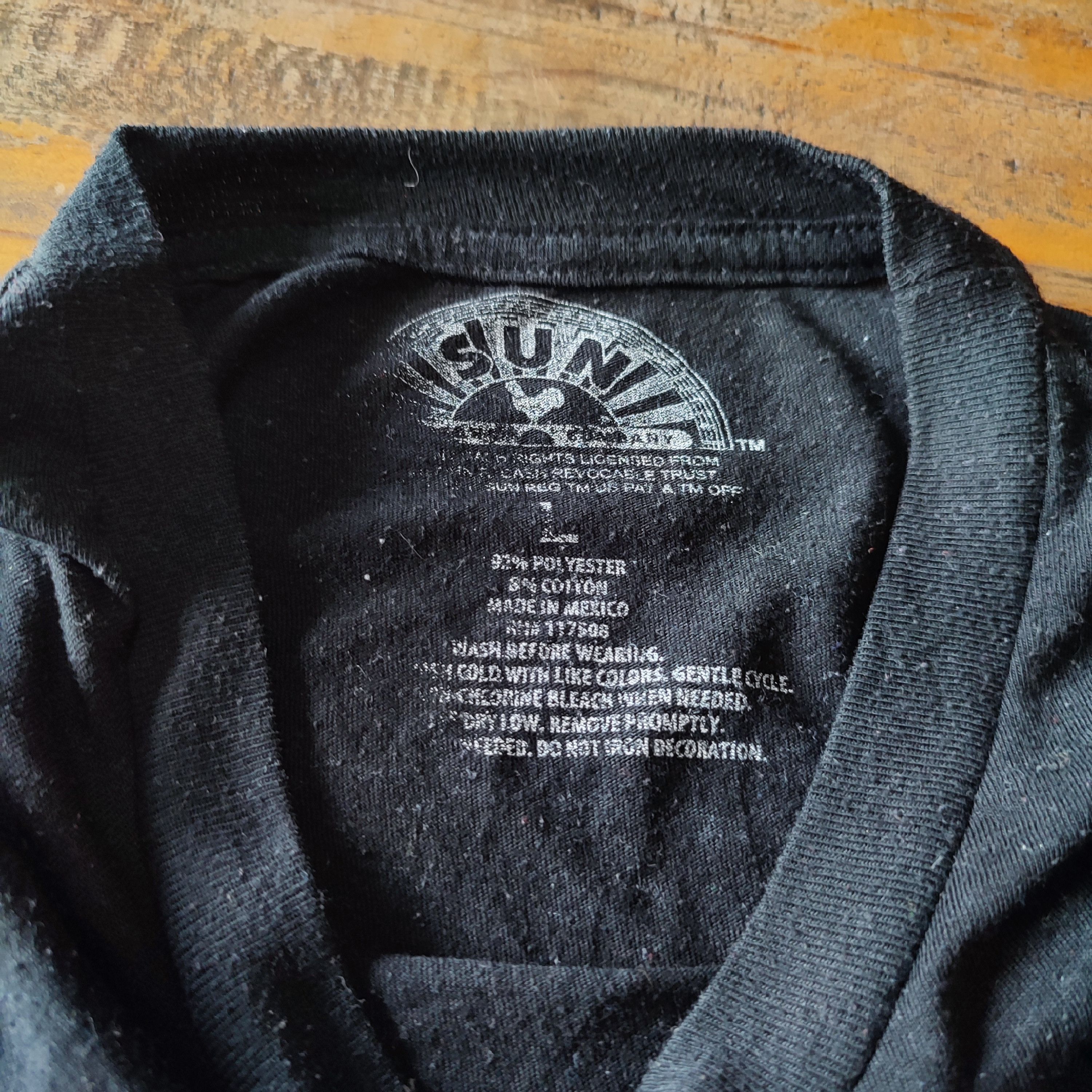 Vintage JOHNNY CASH T SHIRT Size US L / EU 52-54 / 3 - 4 Thumbnail