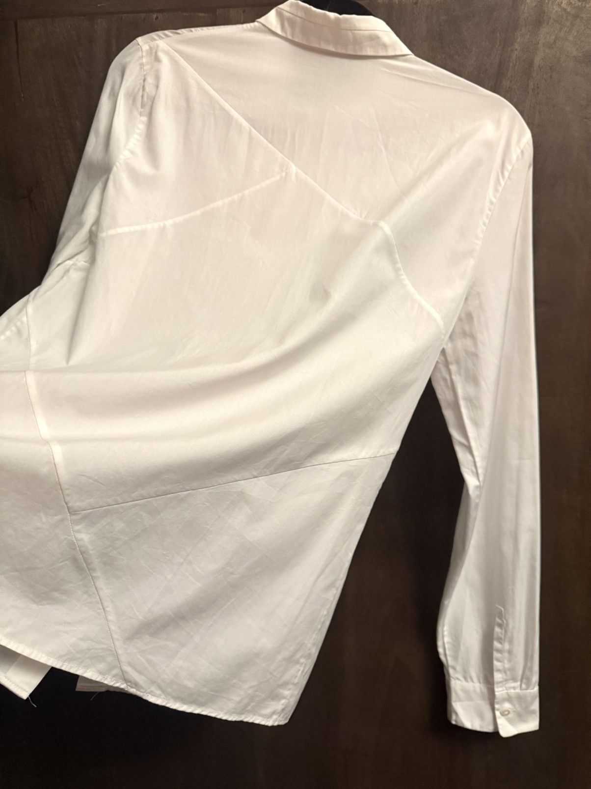 Jil Sander jil sander asymetrical cut white women shirt Size M / US 6-8 / IT 42-44 - 5 Thumbnail