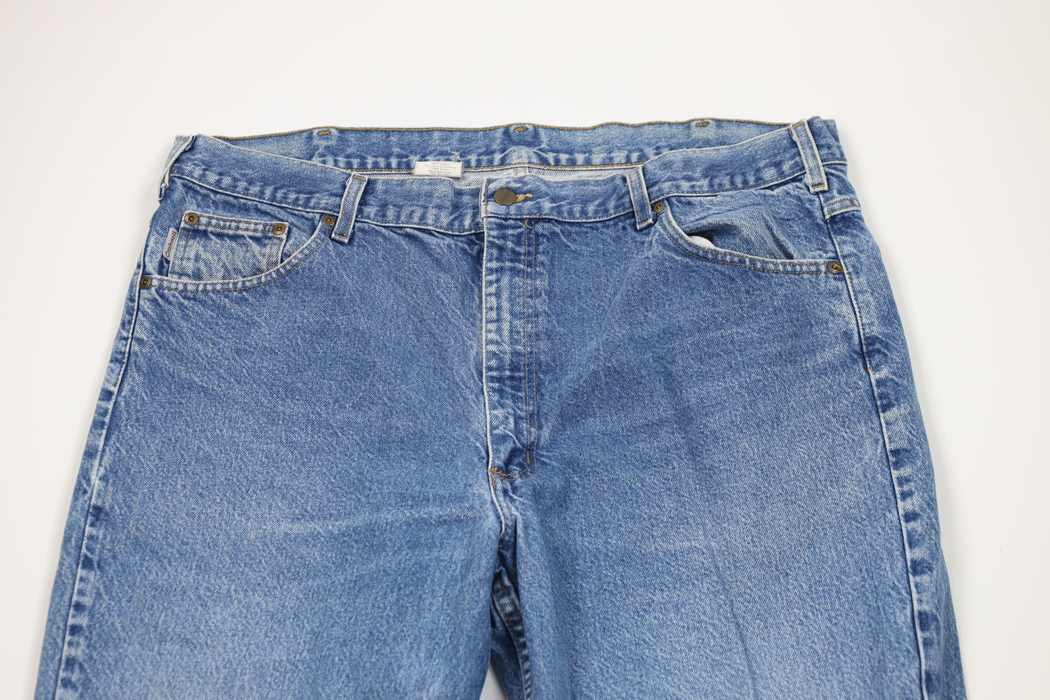Carhartt Vintage Y2K 2003 Carhartt Straight Leg Denim Jeans Blue Size US 42 / EU 58 - 2 Thumbnail