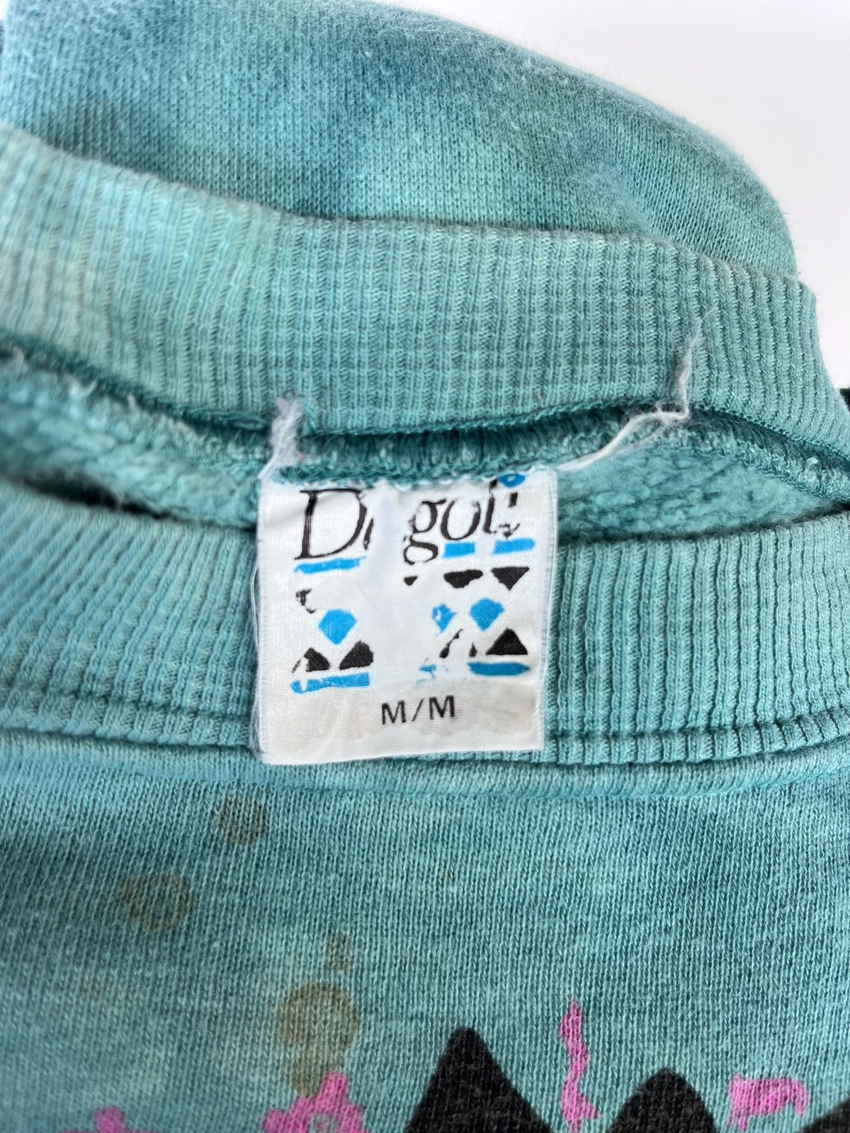 Vintage Vintage 90s Ancient Cade Art Tie Dye Sweatshirt Size US M / EU 48-50 / 2 - 6 Thumbnail