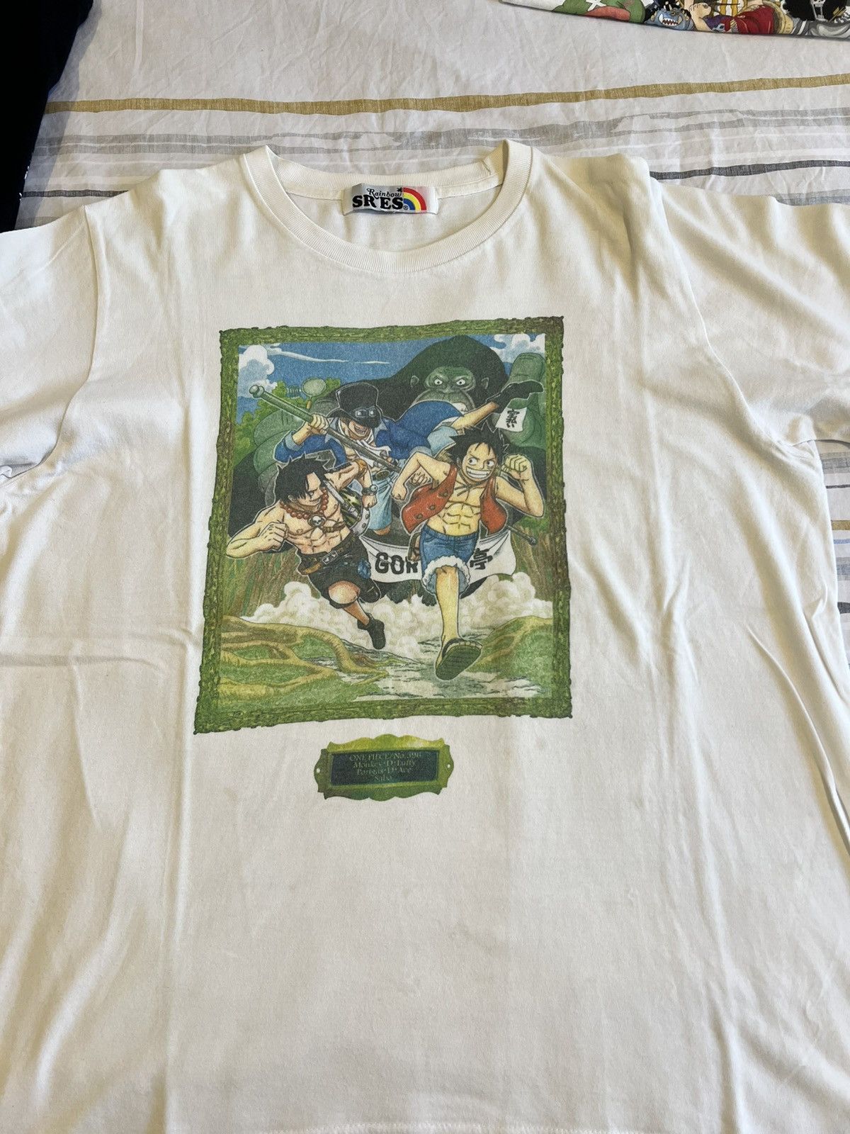 Anime One Piece “Luffy, Sabo & Ace” Limited Edition Tee Size US L / EU 52-54 / 3 - 5 Thumbnail
