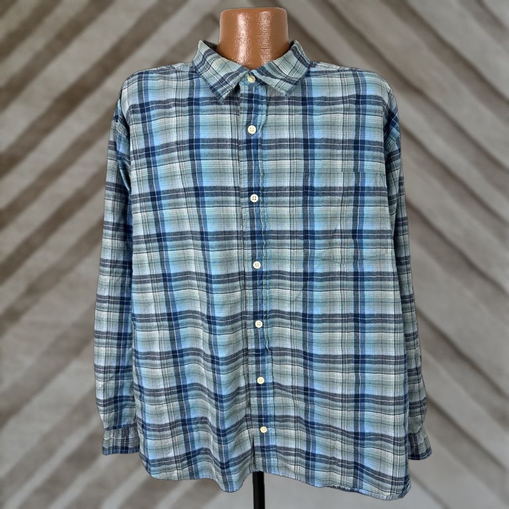Route 66 VINTAGE Route 66 Shirt Men 3XL Plaid Long Sleeve Button Down Cotton Size US XXL / EU 58 / 5 - 1 Thumbnail