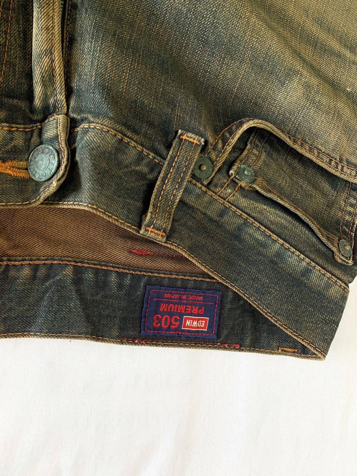 Edwin vintage dirty fade edwin jeans kapital hysteric fuga denime Size US 32 / EU 48 - 7 Thumbnail