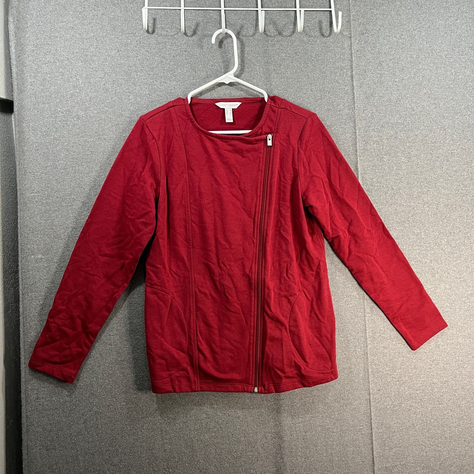 Other Sport Savvy French Terry Long Sleeve Side Zip Size XS / US 0-2 / IT 36-38 - 4 Thumbnail
