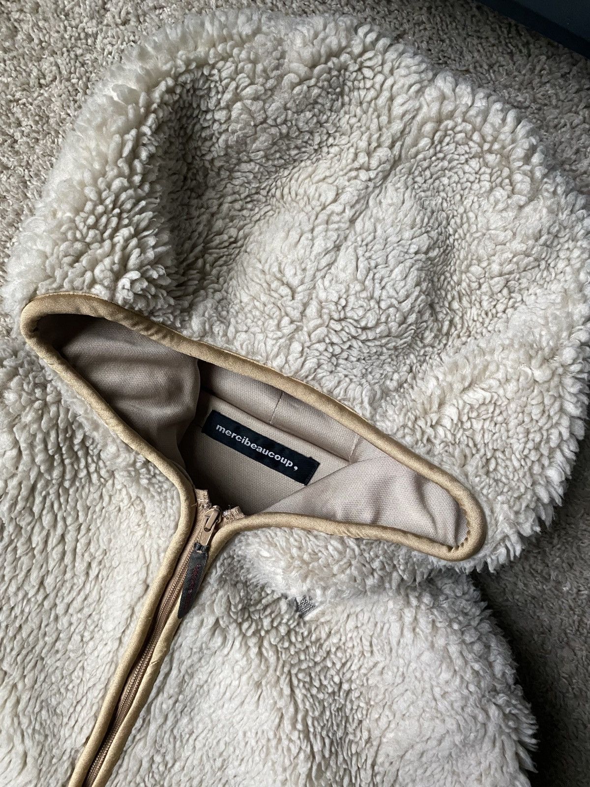 Issey Miyake Mercibeaucoup, Boa Fleece Jacket Size US S / EU 44-46 / 1 - 2 Thumbnail