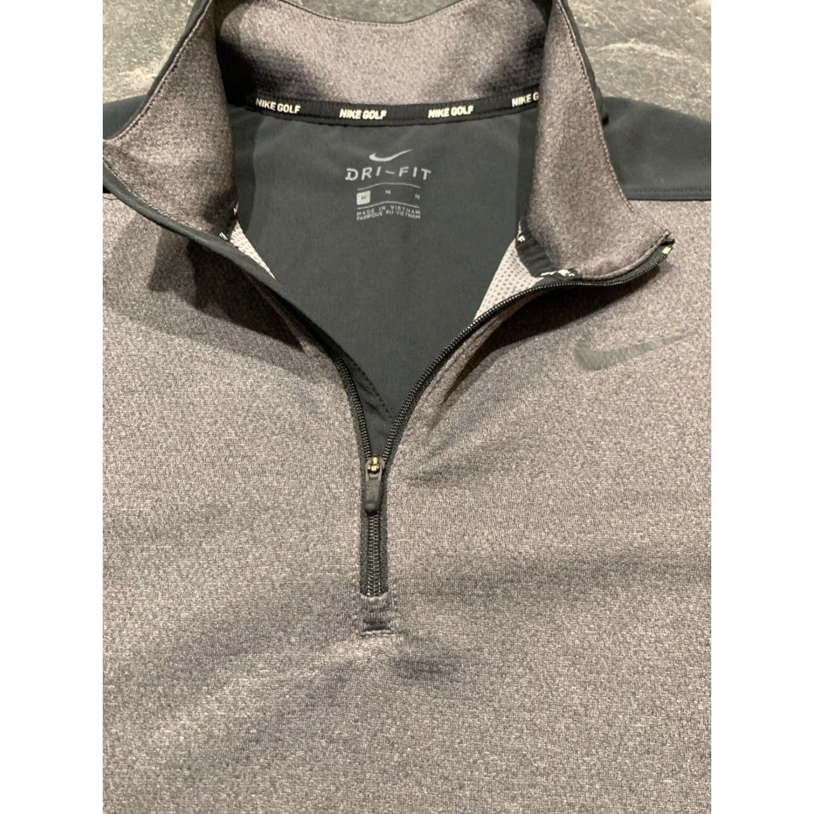 Nike Nike Dri-FIT Golf 1/4 Zip Pullover Jacket Men Medium Grey Athletic CrossFit Spring Fall Winter Size US M / EU 48-50 / 2 - 4 Thumbnail
