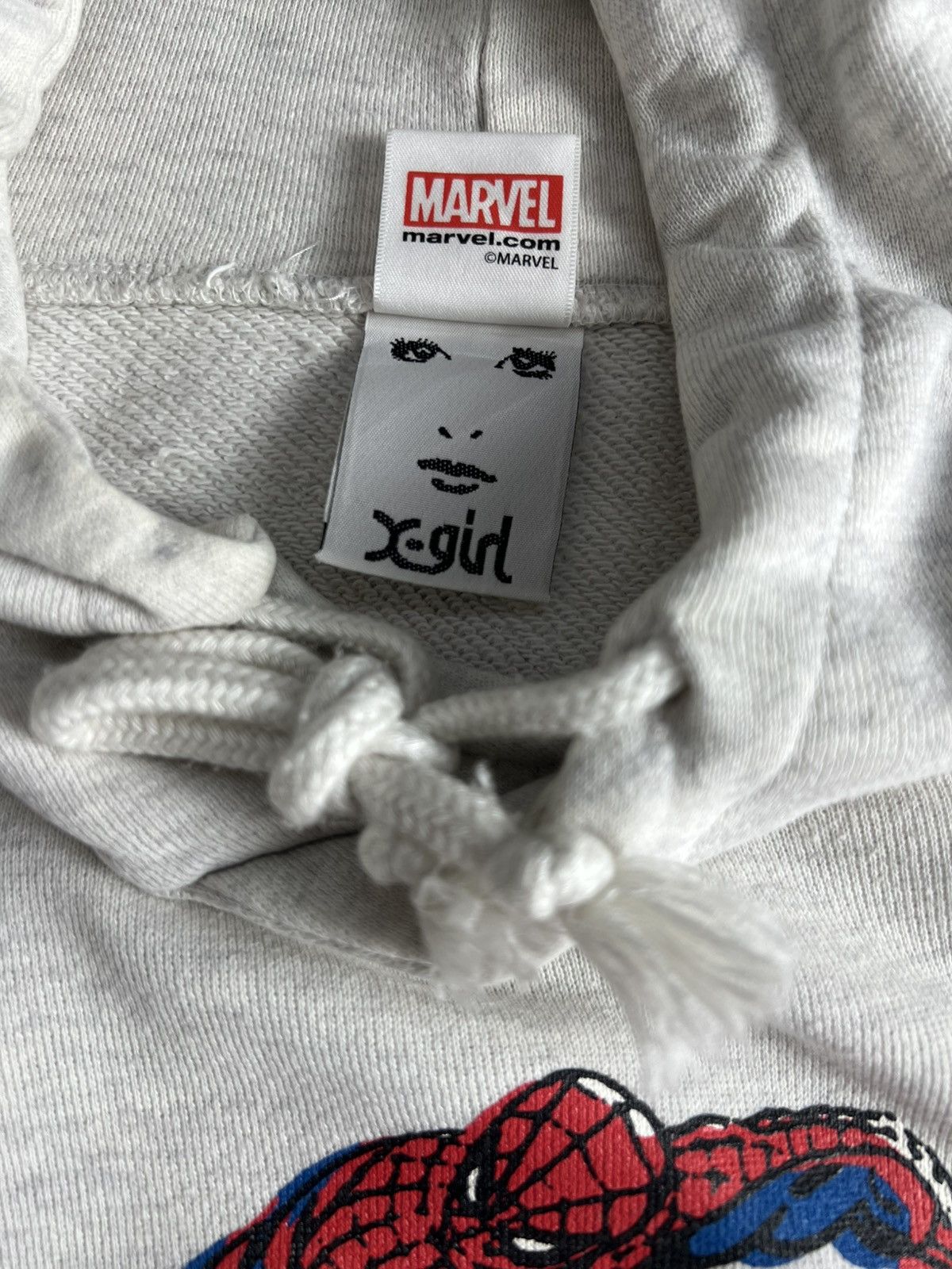 Japanese Brand Vintage X-Girl x New Yorke Spiderman Hoodie Size S / US 4 / IT 40 - 9 Thumbnail