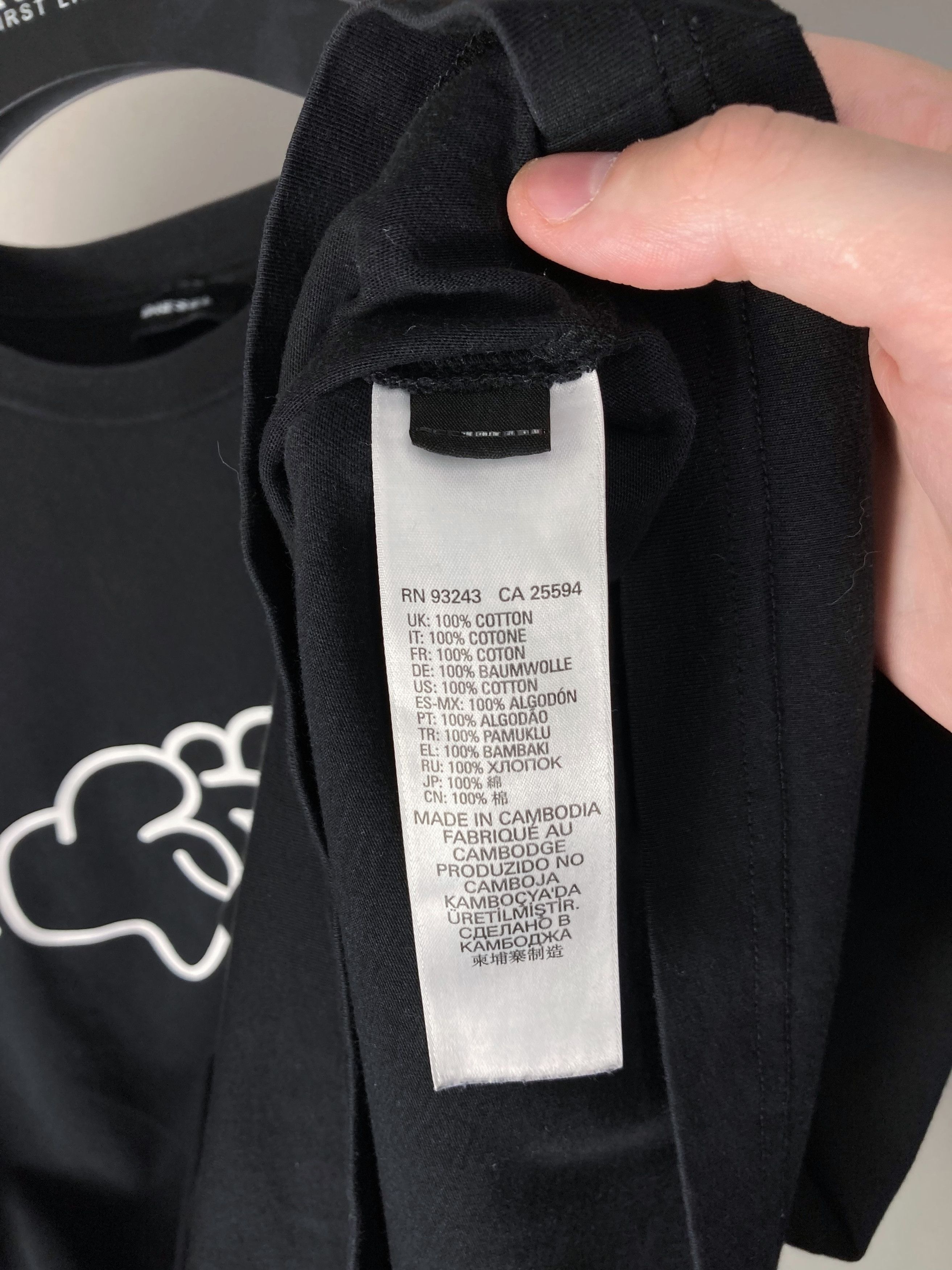 Diesel Diesel Graffity Alien Logo Black Oversized Crewneck T Shirt Size US XXL / EU 58 / 5 - 6 Thumbnail