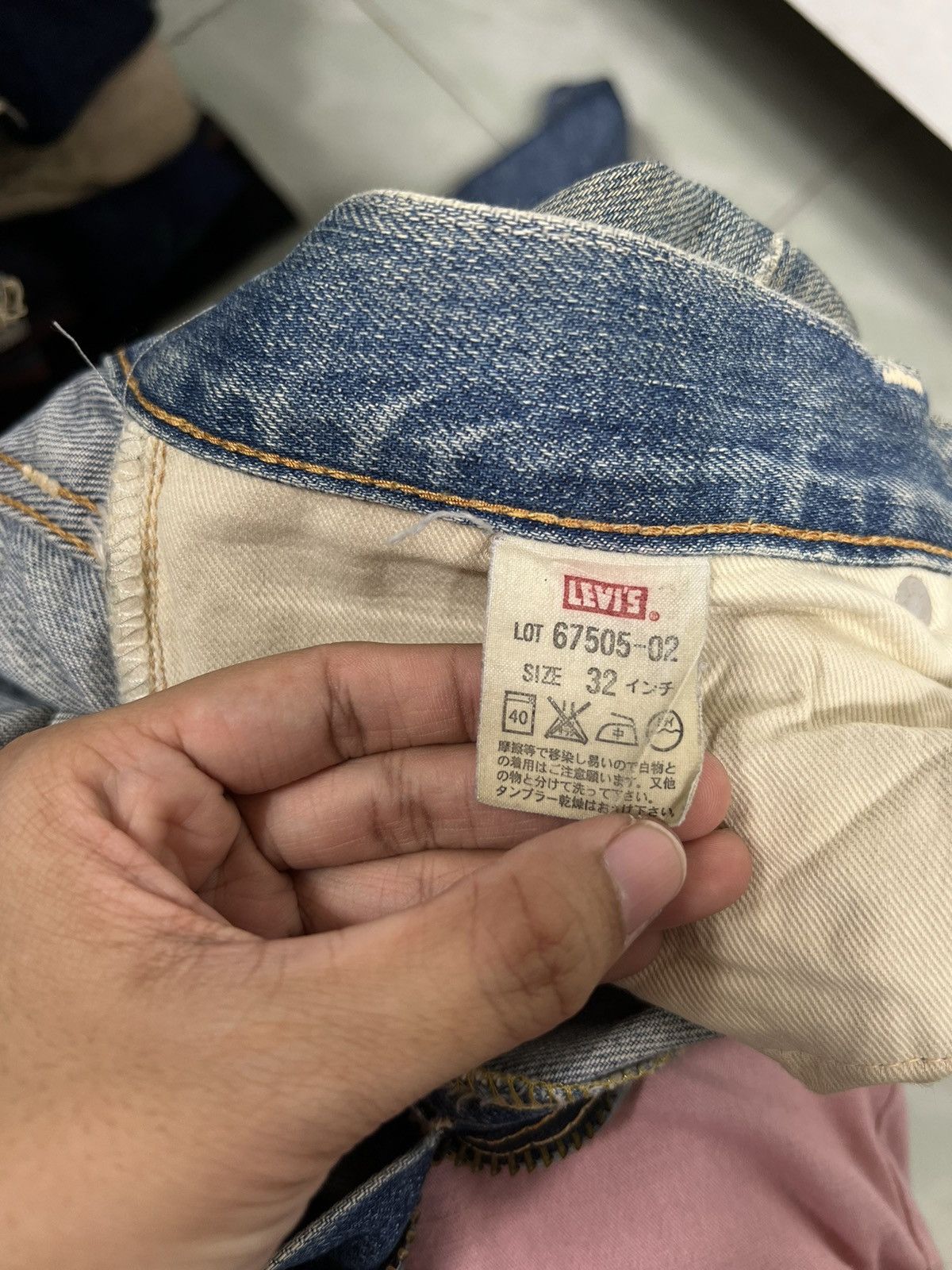 Levi's × Levi's Vintage Clothing 🔥 VINTAGE LEVIS BIG E REDLINE DISTRESSED DENIM Size US 32 / EU 48 - 14 Thumbnail