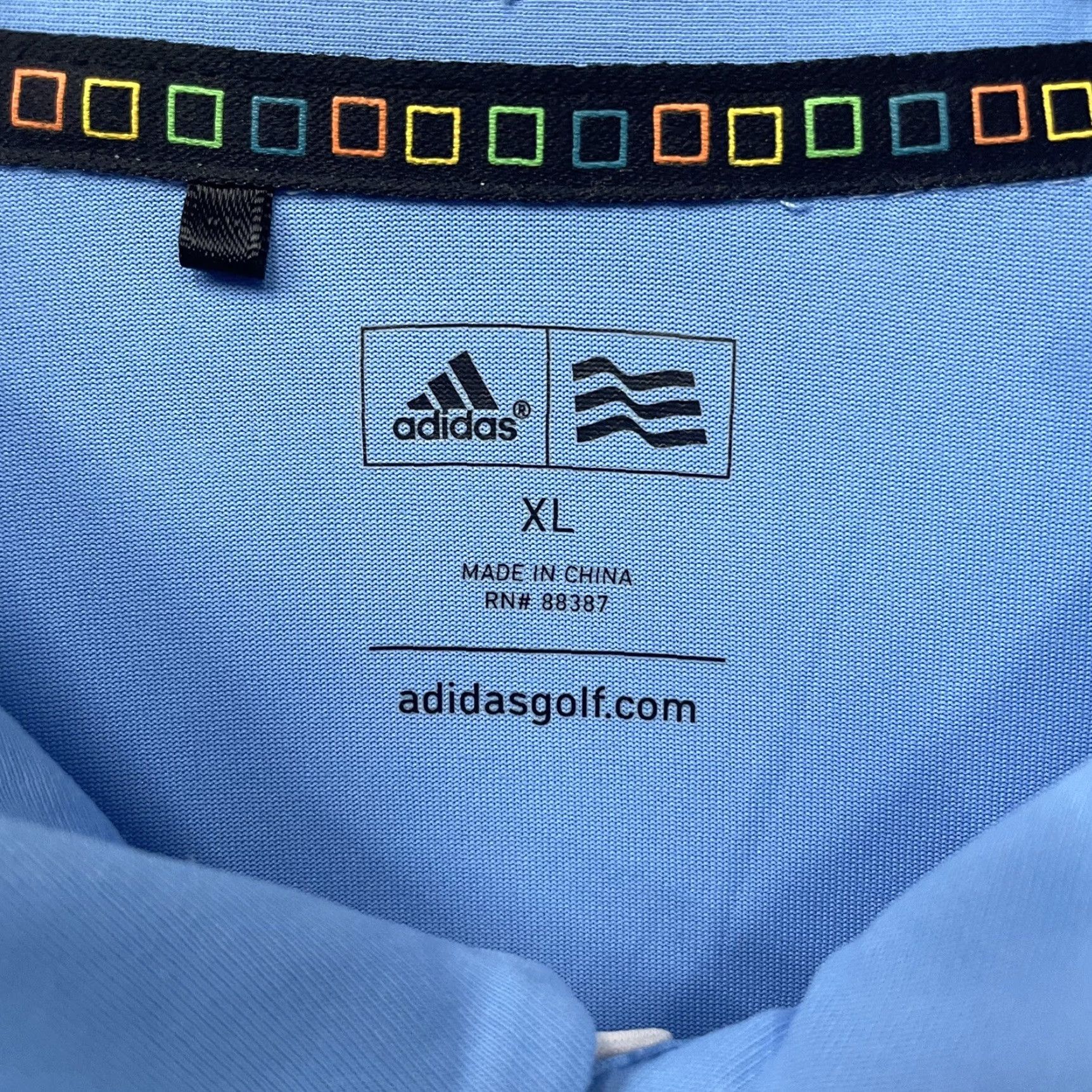 Adidas Adidas Blue Athletic Polo Shirt Mens XL Size US XL / EU 56 / 4 - 4 Thumbnail